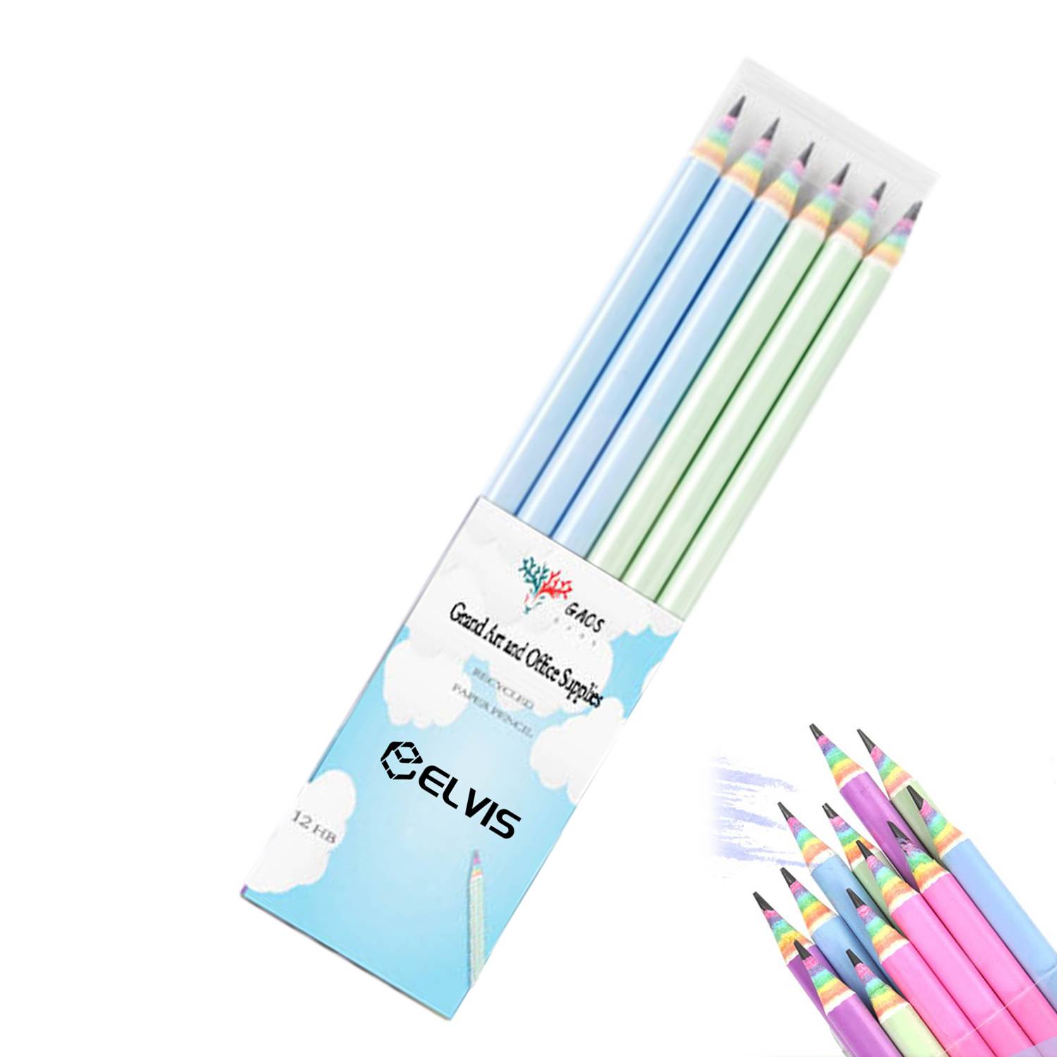 Paper Rainbow Pencil 3