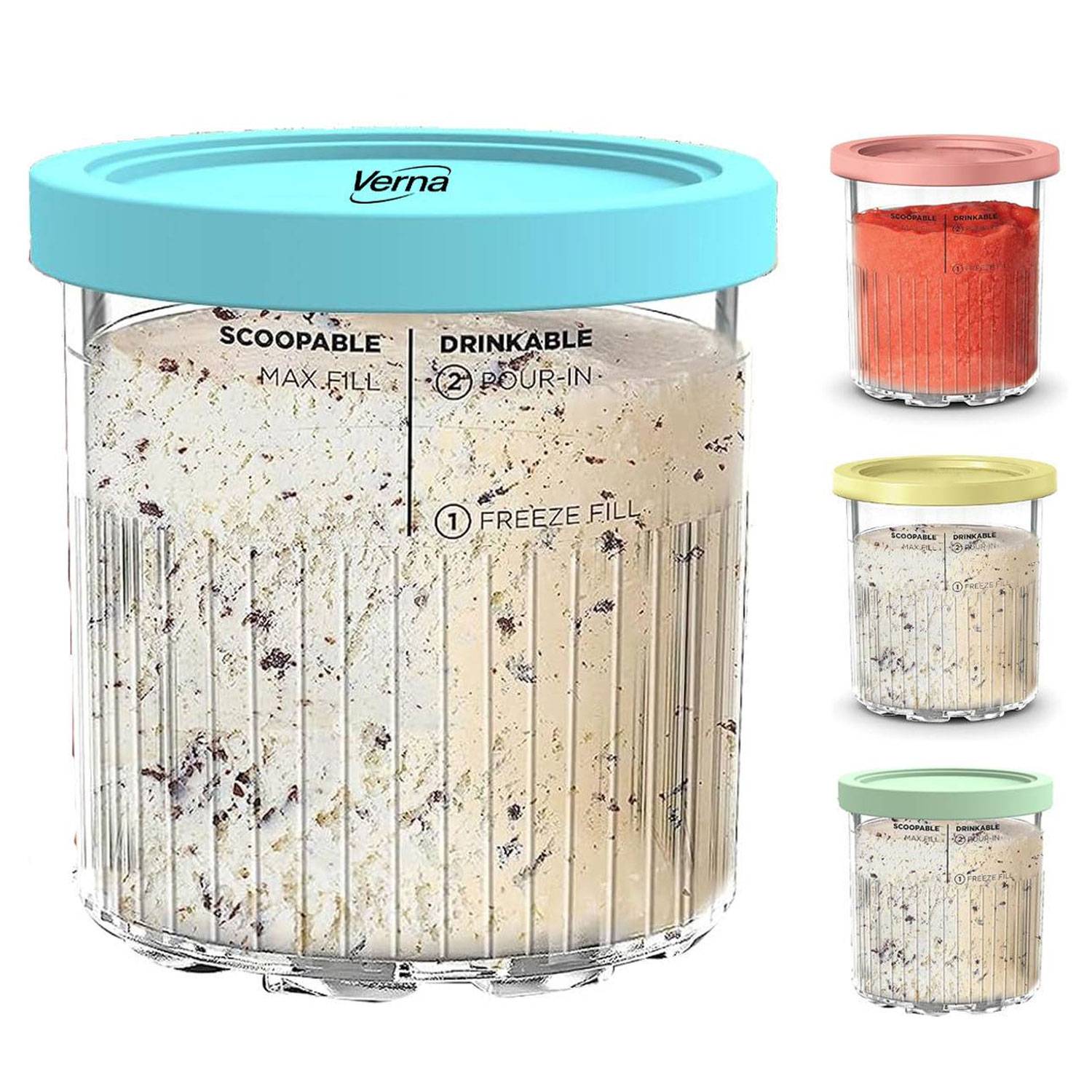 24oz BPA Free Large Capacity Ice Cream Cup 2