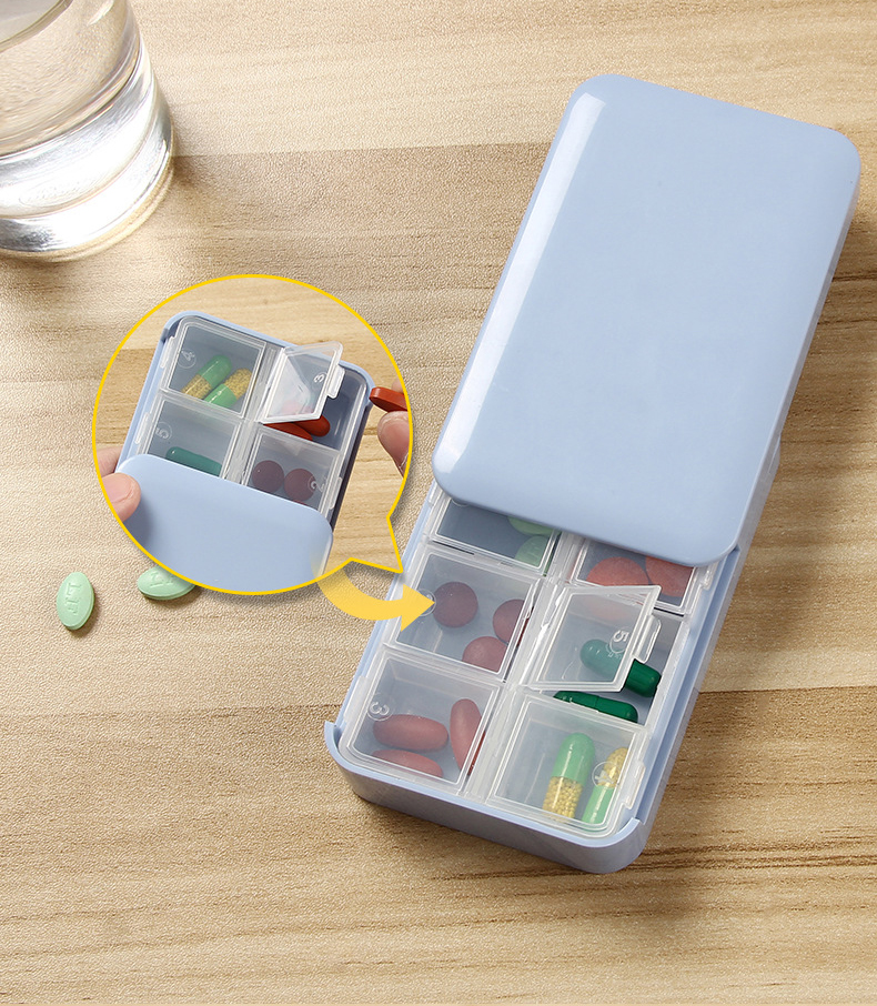 Portable First-aid Kit Straw Automatic Small Medicine Box 1