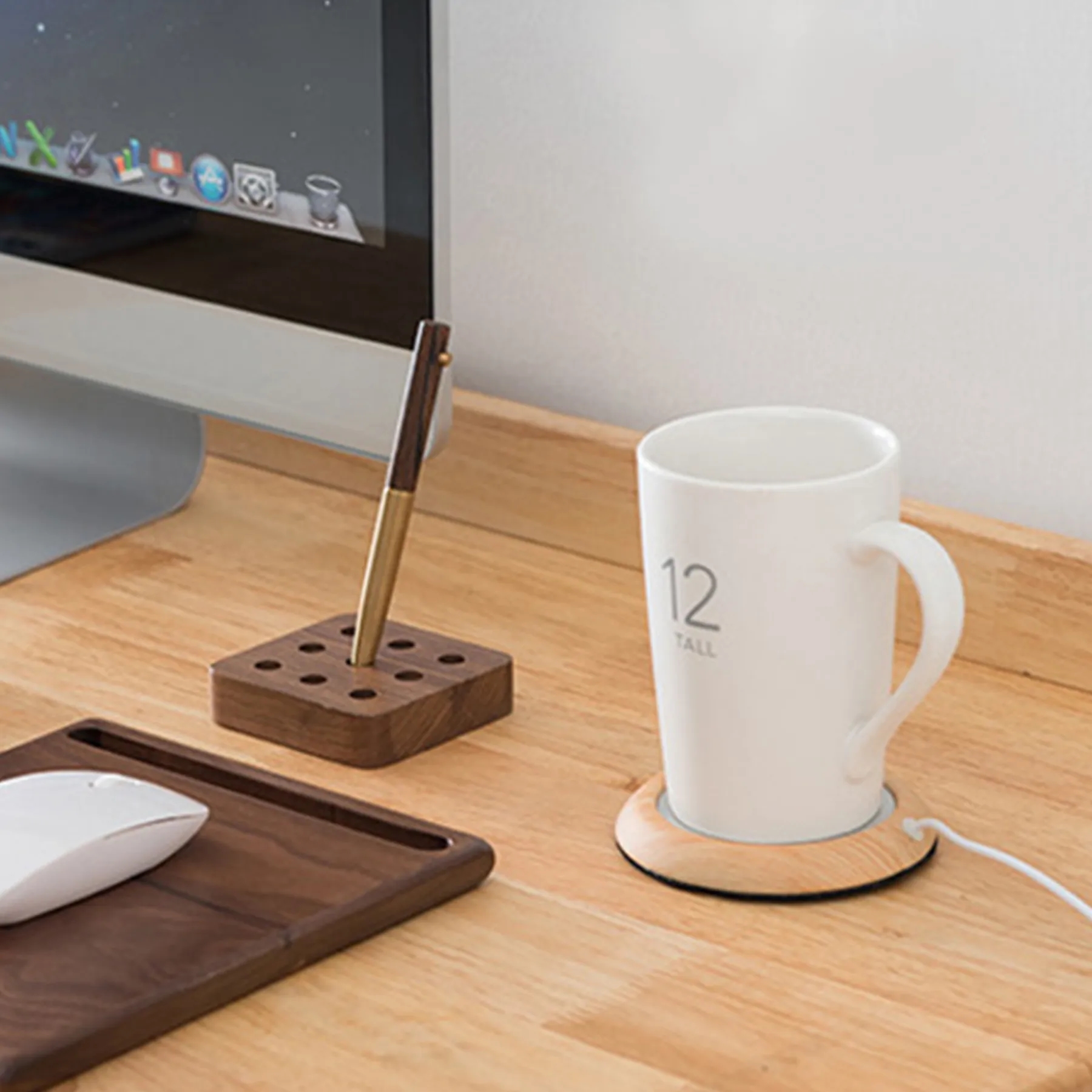 USB metal base heated coasters 5