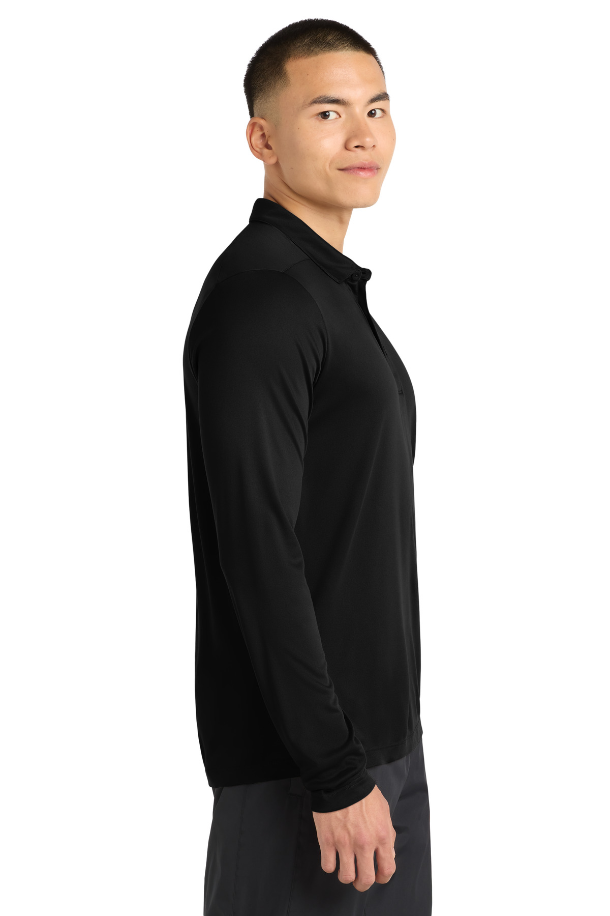 Sport-Tek Posi-UV Pro Long Sleeve Polo. ST520LS 5