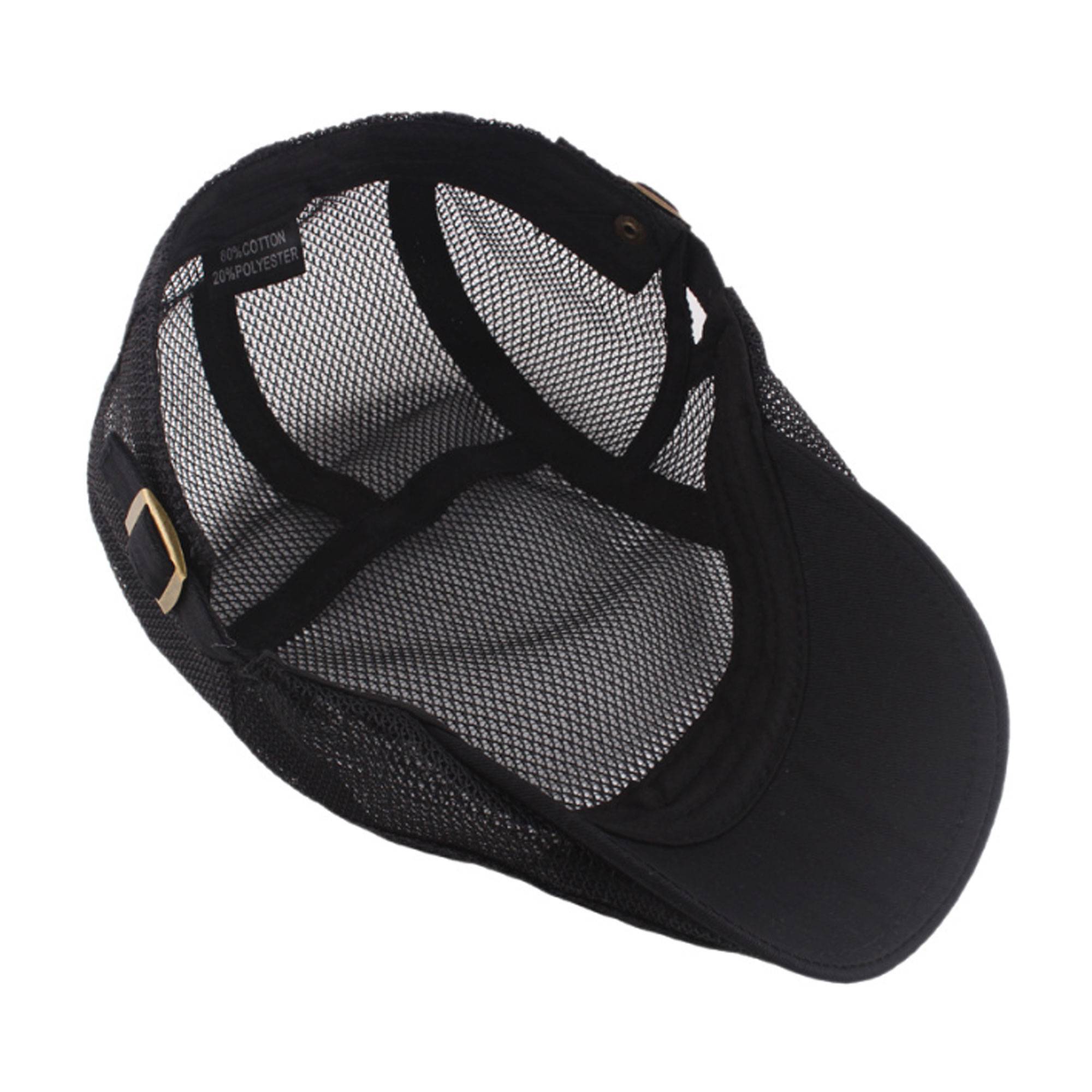 Mesh Beret Hat in Polyester 2