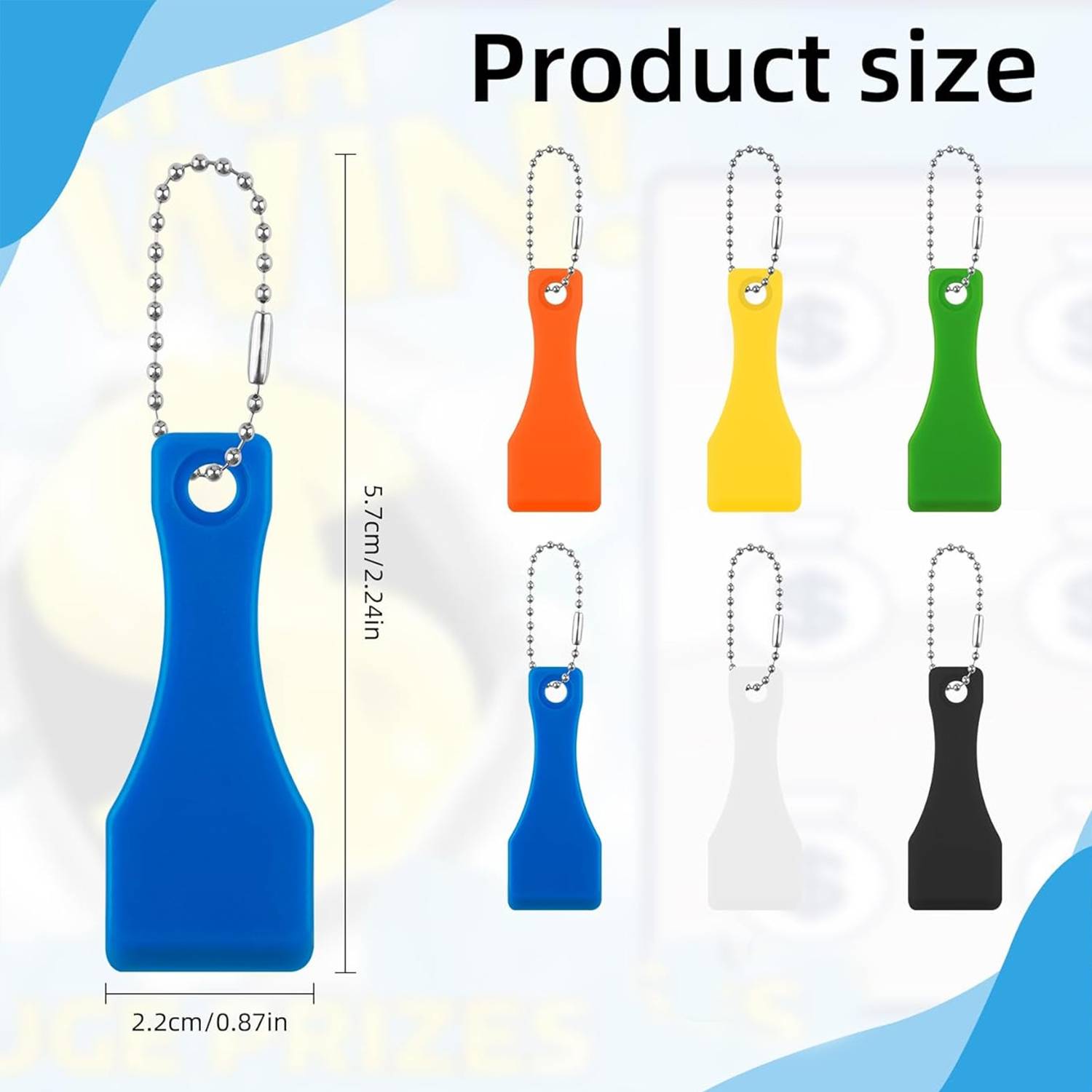 Multi-Color Lottery Ticket Plastic Scratcher Tool 4