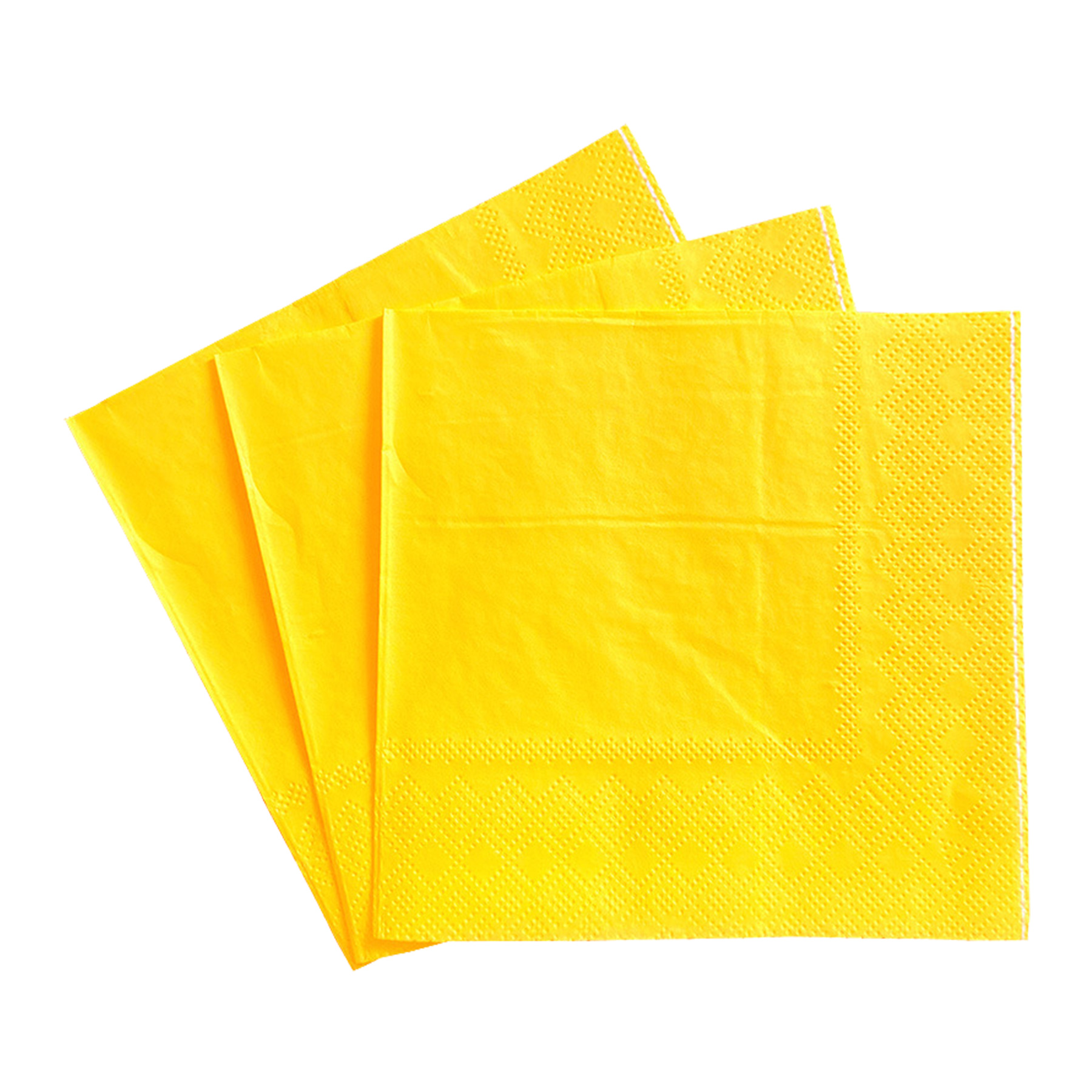 2 Ply 5'' Custom Colorful Cocktail Napkins 4