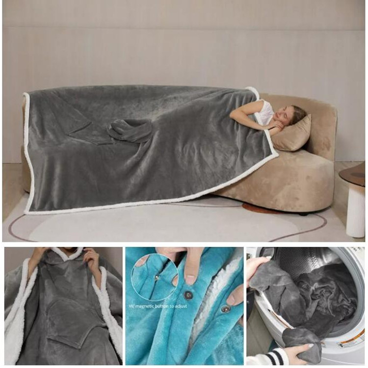 Wearable Hoodie Blanket 3