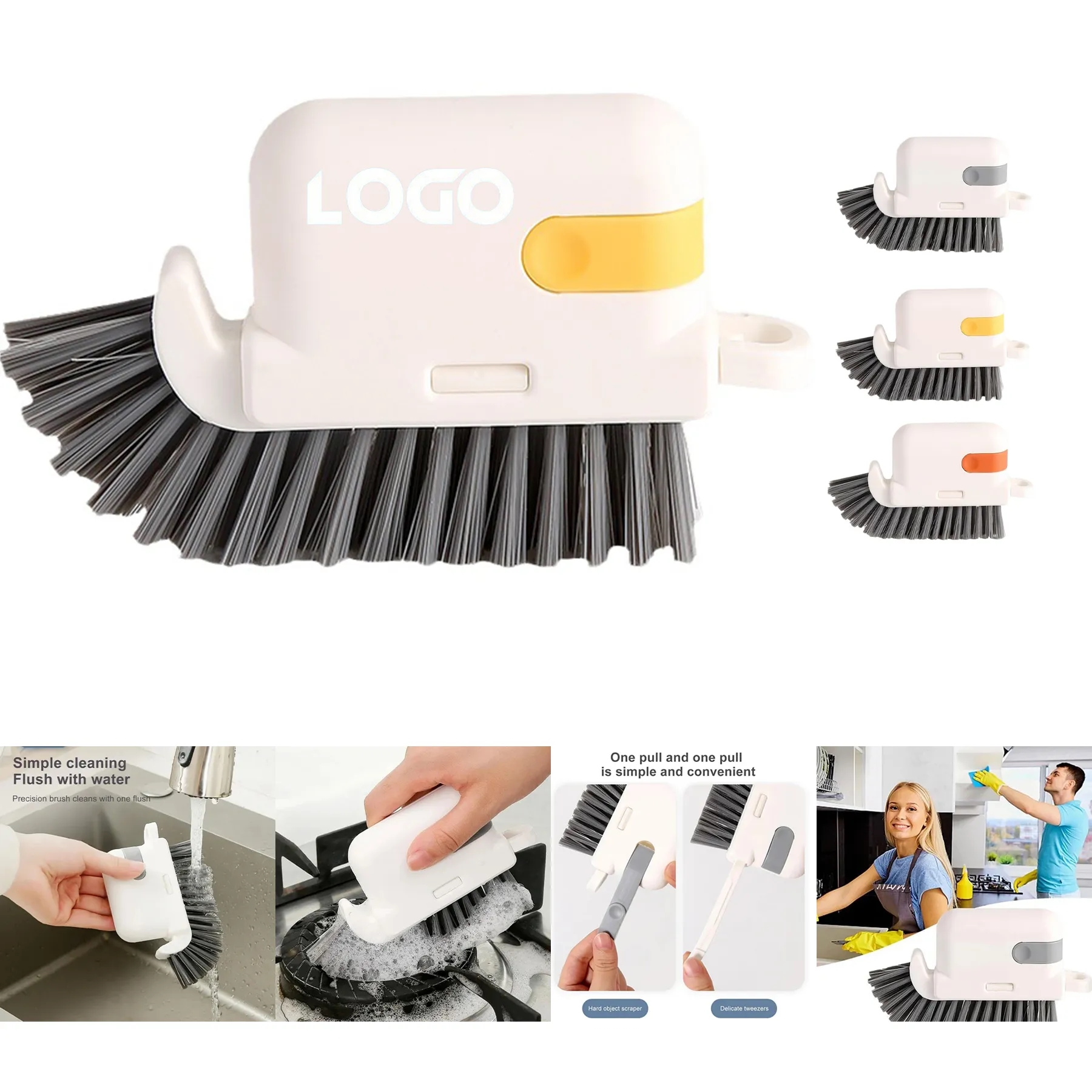 Multifunctional Crevice Cleaning Brush 1