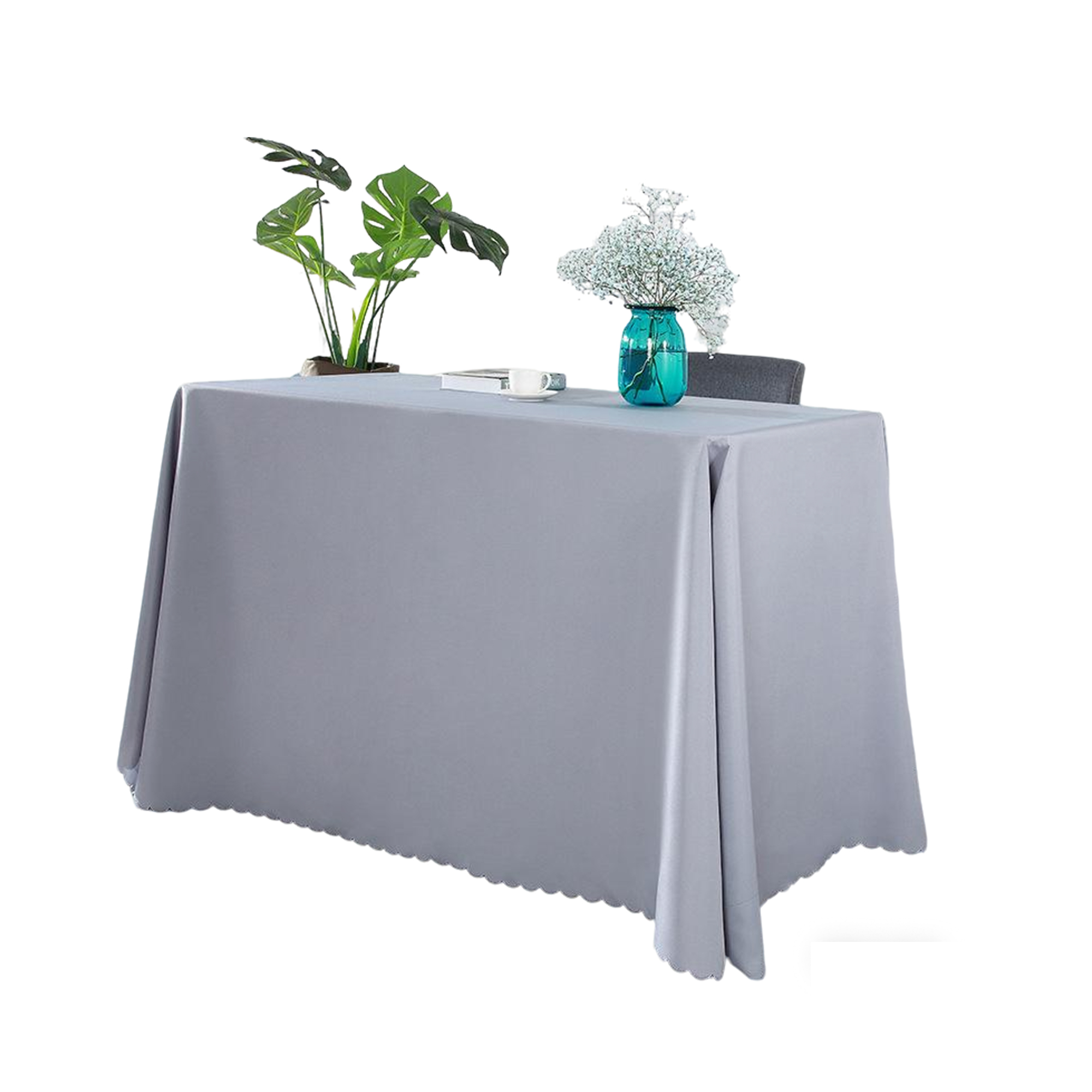 Polyester Tablecloth 102" x 71" With Custom Print 15