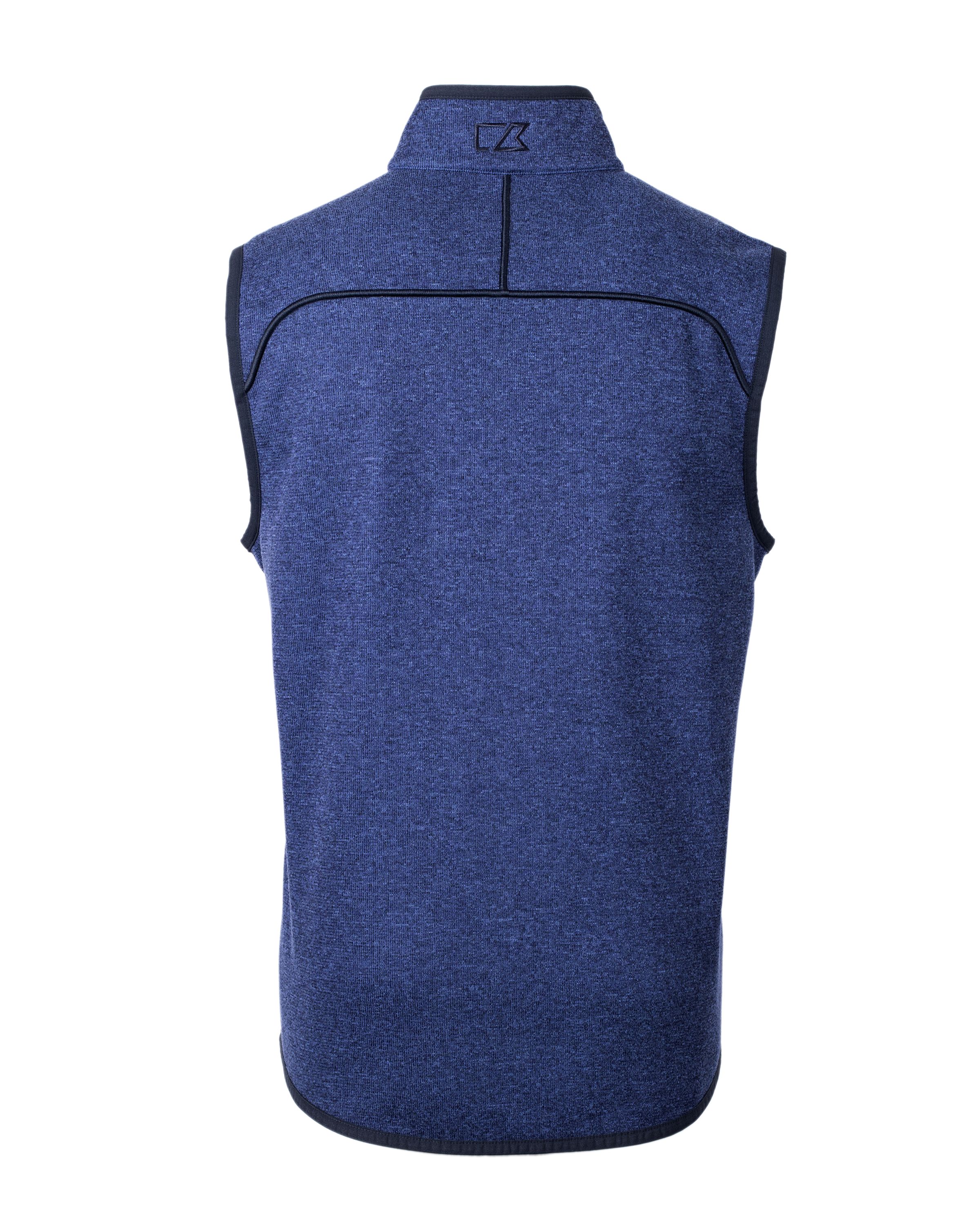 Cutter & Buck Mainsail Sweater-Knit Mens Full Zip Vest 38