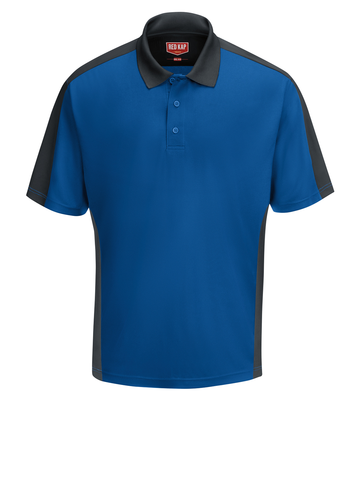 Red Kap Shirts - Men's Short Sleeve Performance Knit Two-Tone Polo 1