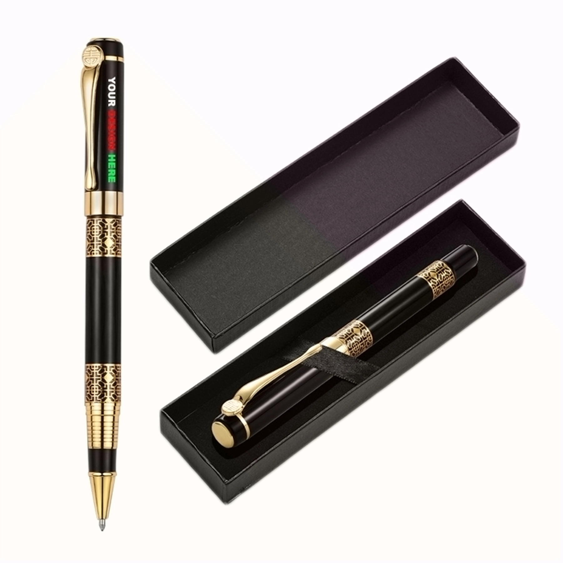 Metal Ballpoint Pen With Box 2