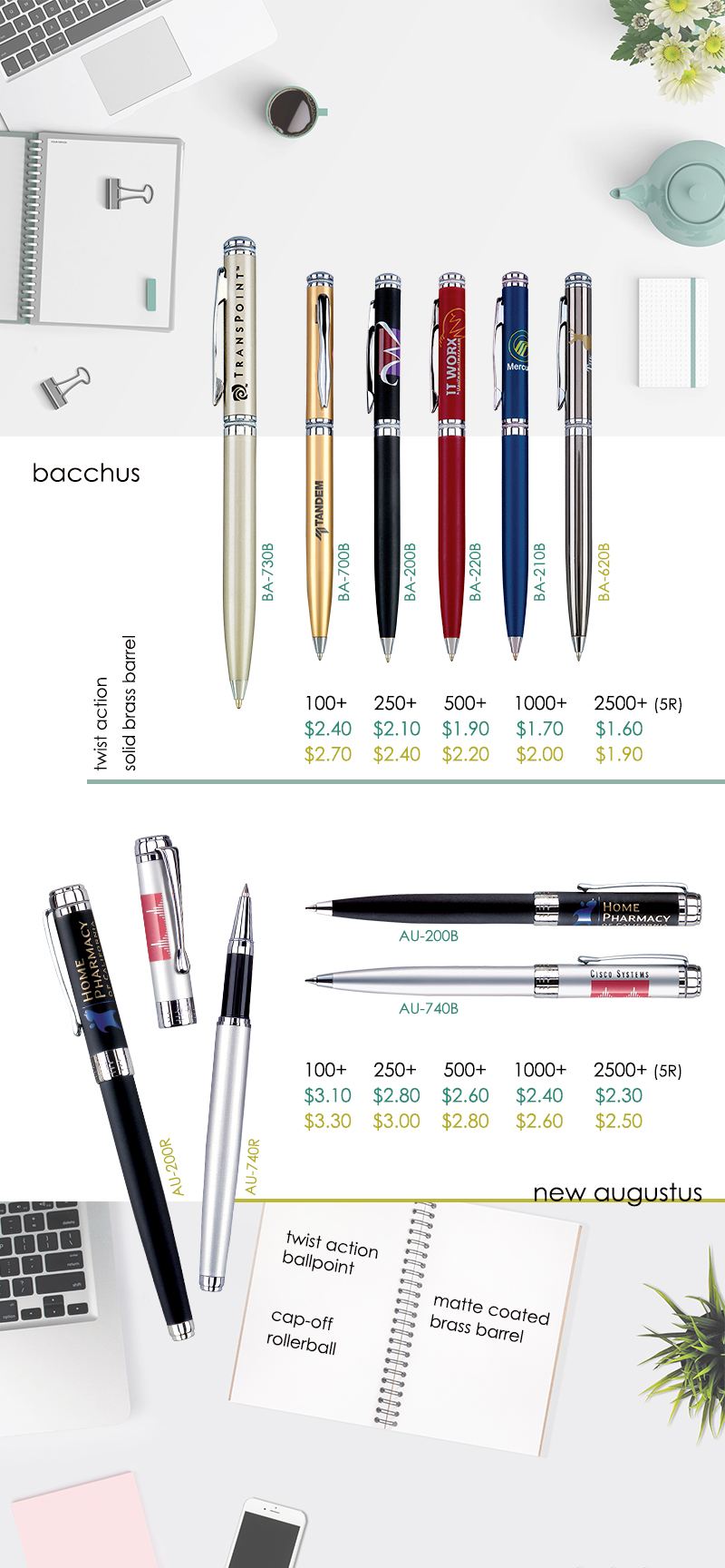 Bacchus Twist Action Pen 2