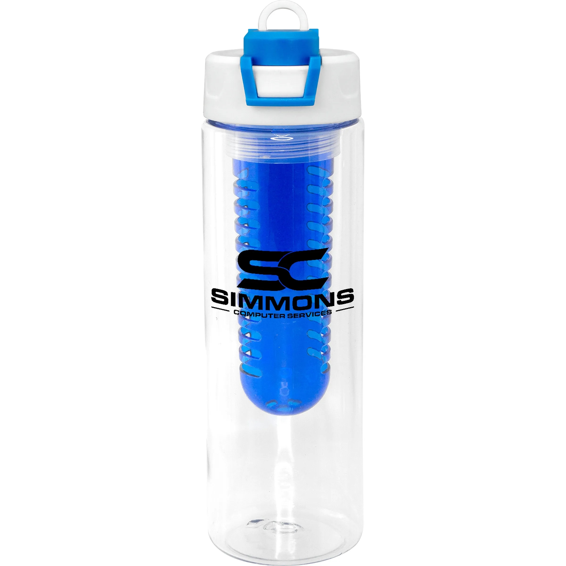 Two Tone Pop Up 24 oz. Recycled Bottle with Infuser 5