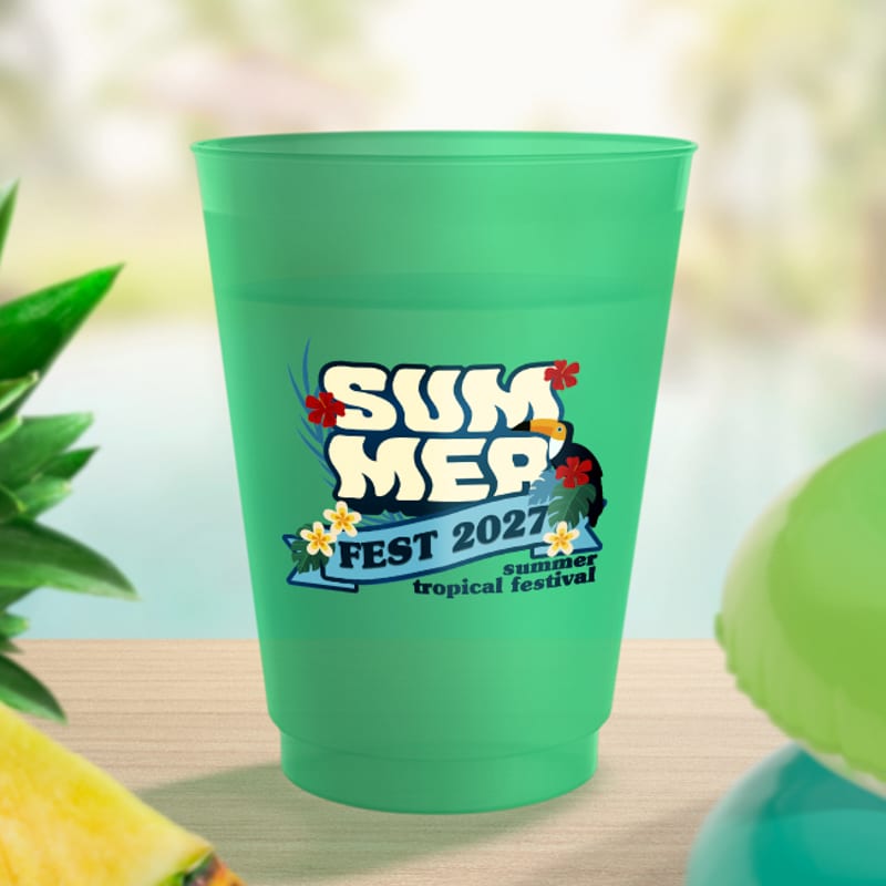 16oz Frosted Stadium Cups 16