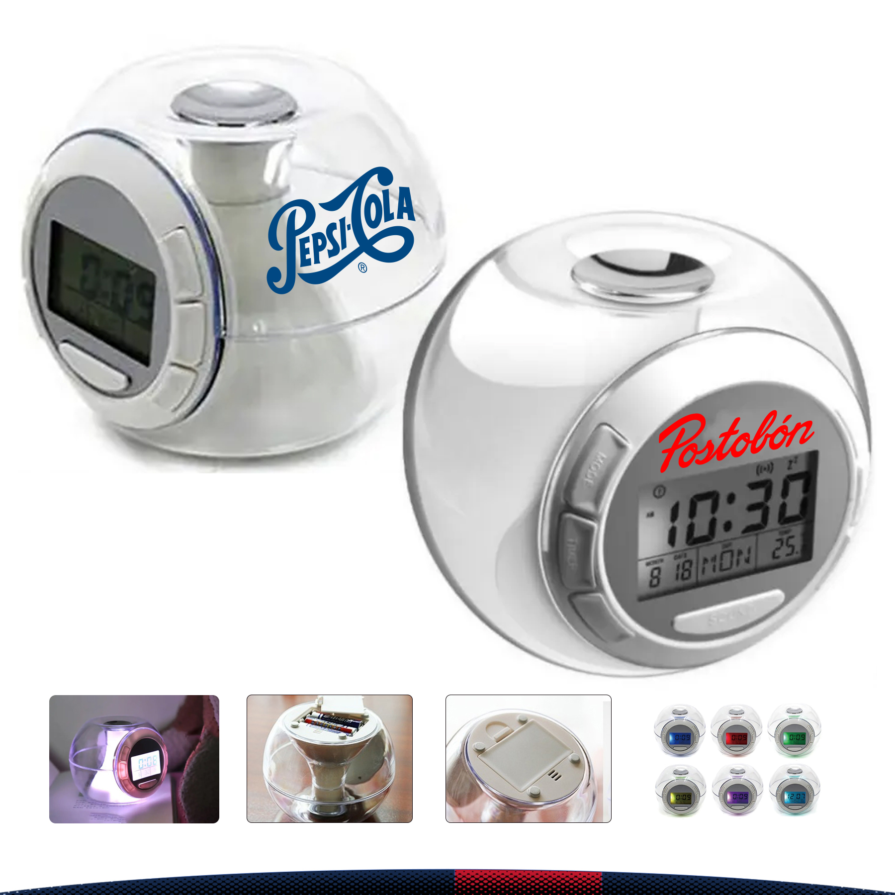 7-color Light Alarm Clock 2