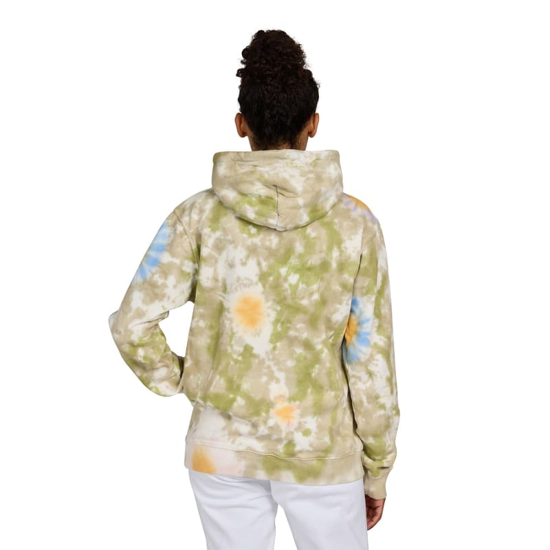 US Blanks Unisex Made In USA Flower Tie-Dye Hooded Sweatshirt 4