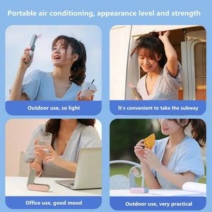 Mini Pocket Hand Fan USB Rechargeable Foldable Fan 3