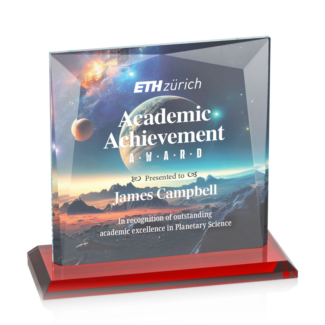 Tanner VividPrint™ Award - Red 2