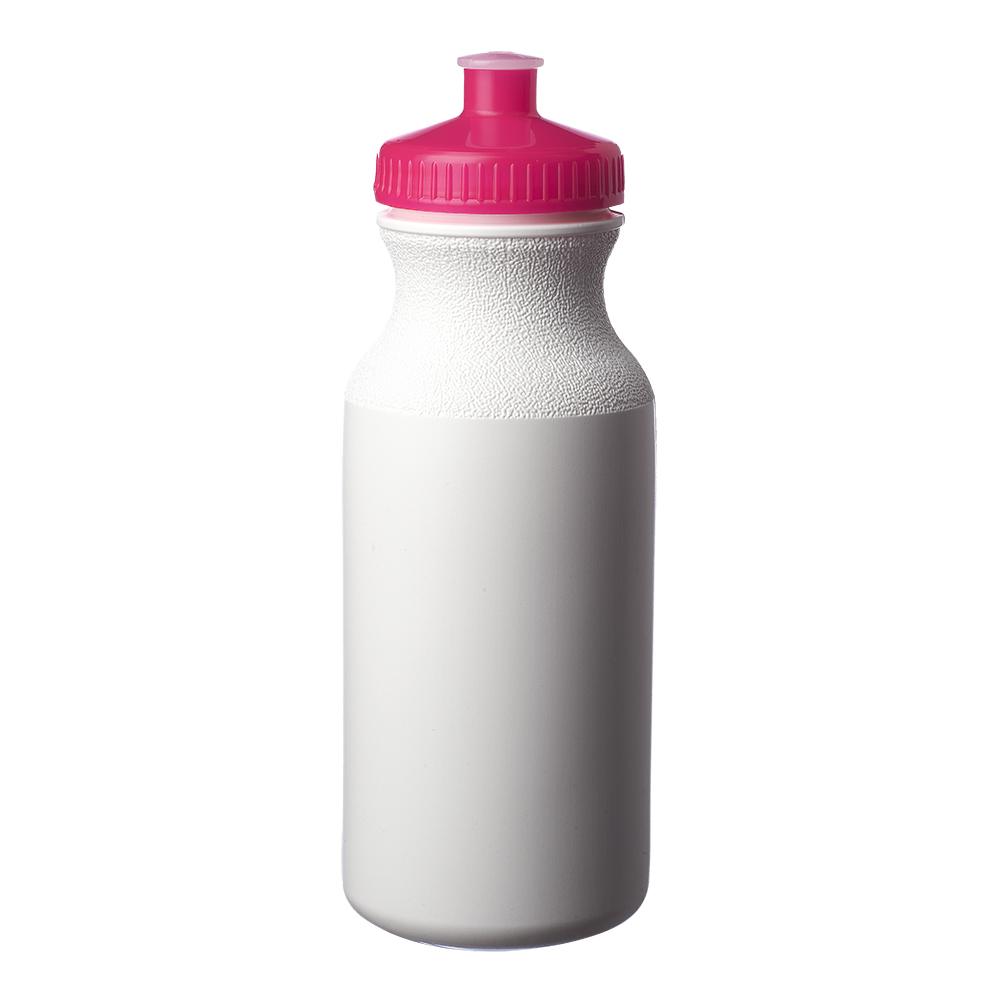 20 oz. White Water Bottles with Push Cap 5
