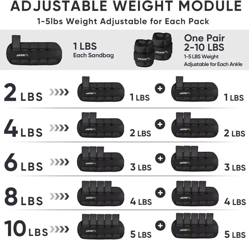 Adjustable Ankle Weights 5