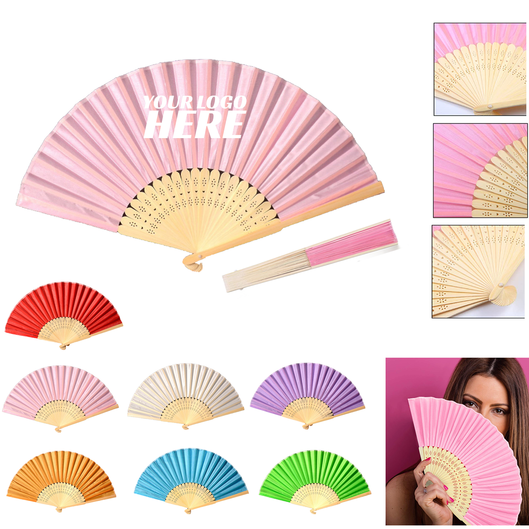  Bamboo Folding Fan 2