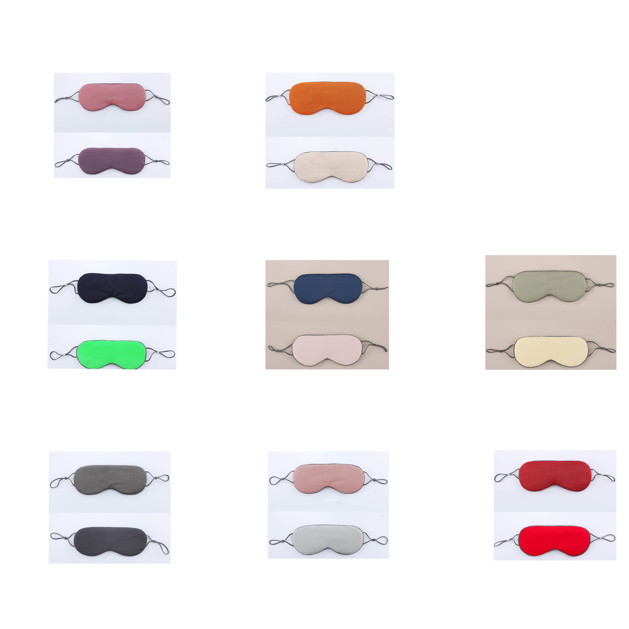 Adjustable Ice Silk Sleep Eye Mask MOQ100 2