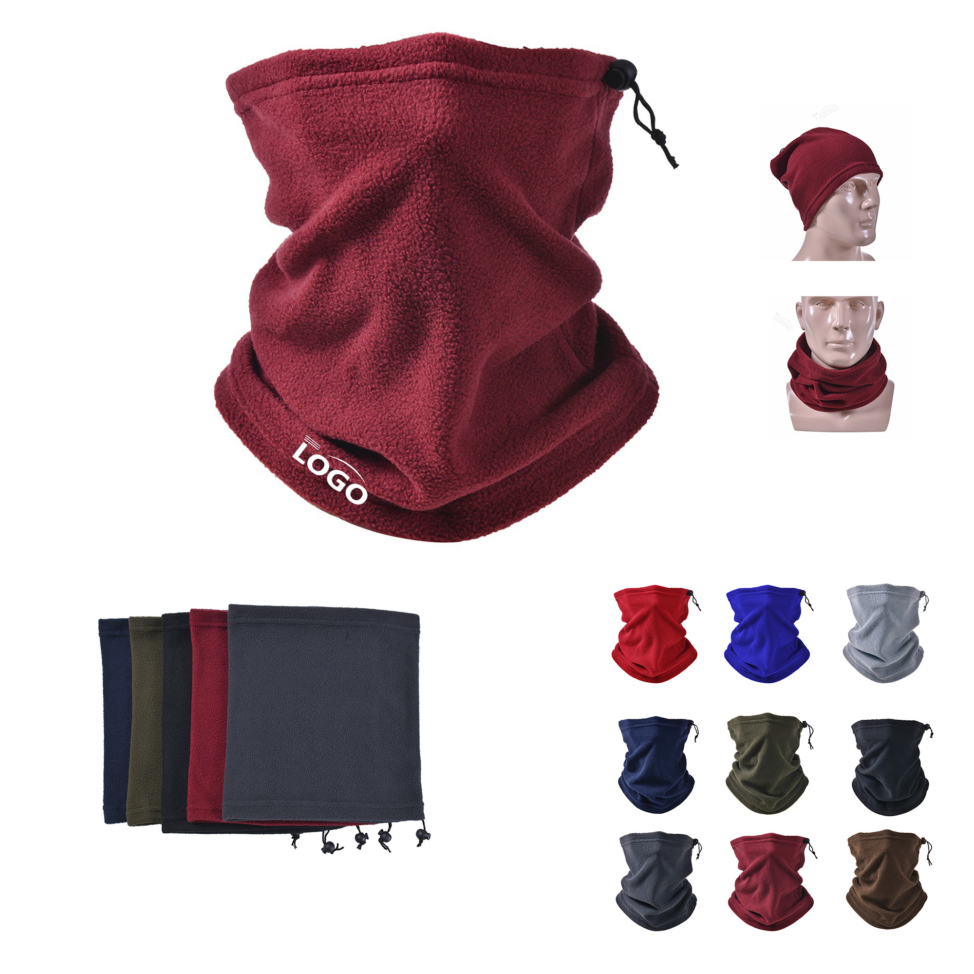 MOQ50 Neck Gaiter Warmer For Winter 9