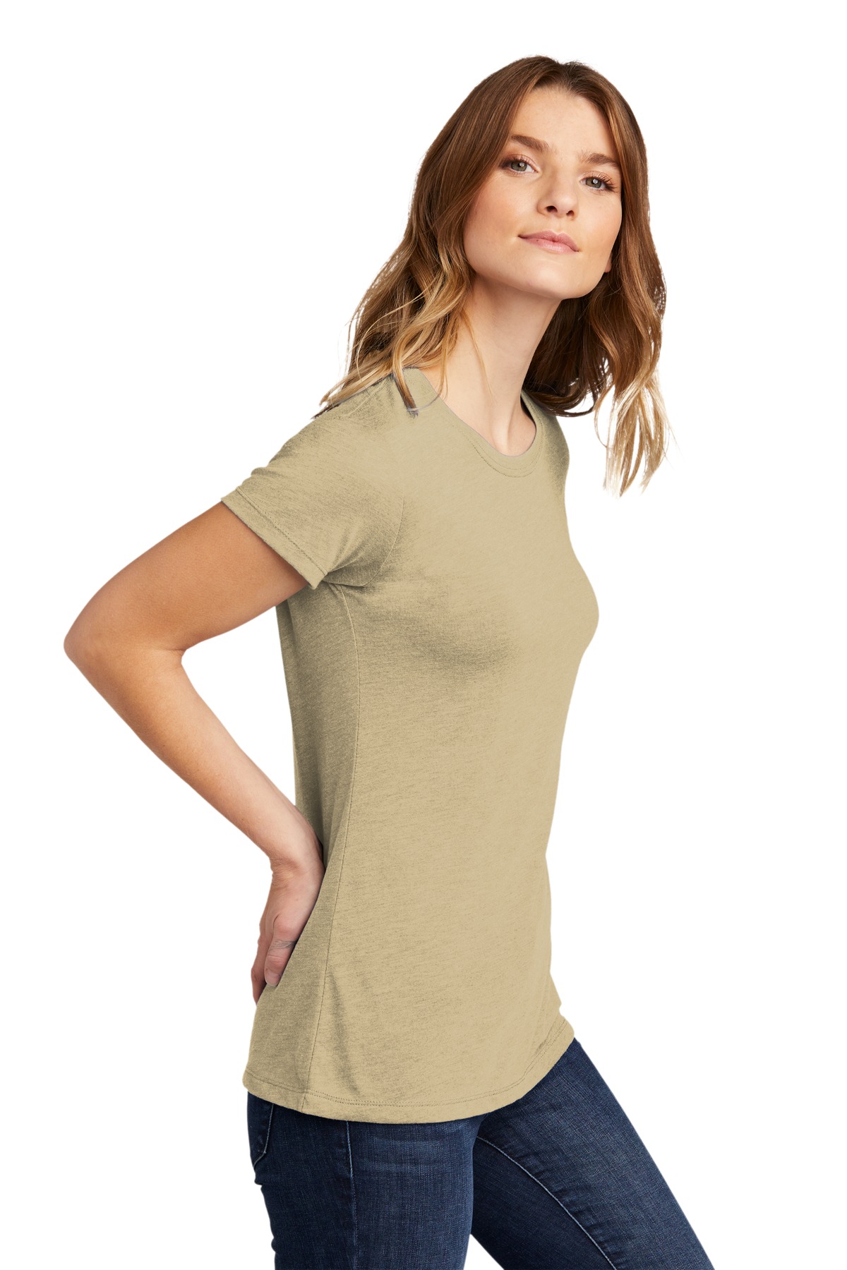 Next Level Apparel Women's CVC Tee. NL6610 132