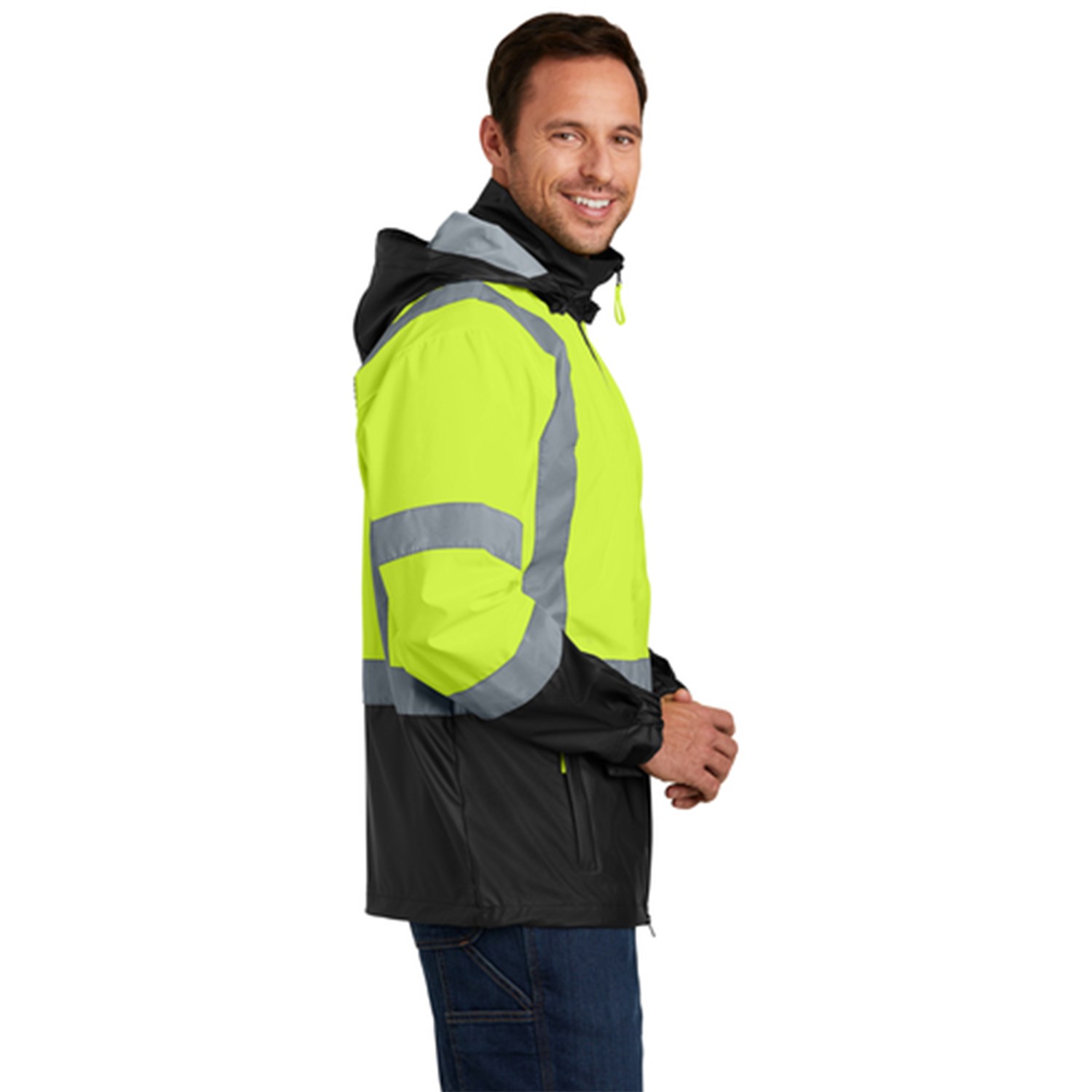 CornerStone® - ANSI 107 Class 3 Safety Windbreaker 3