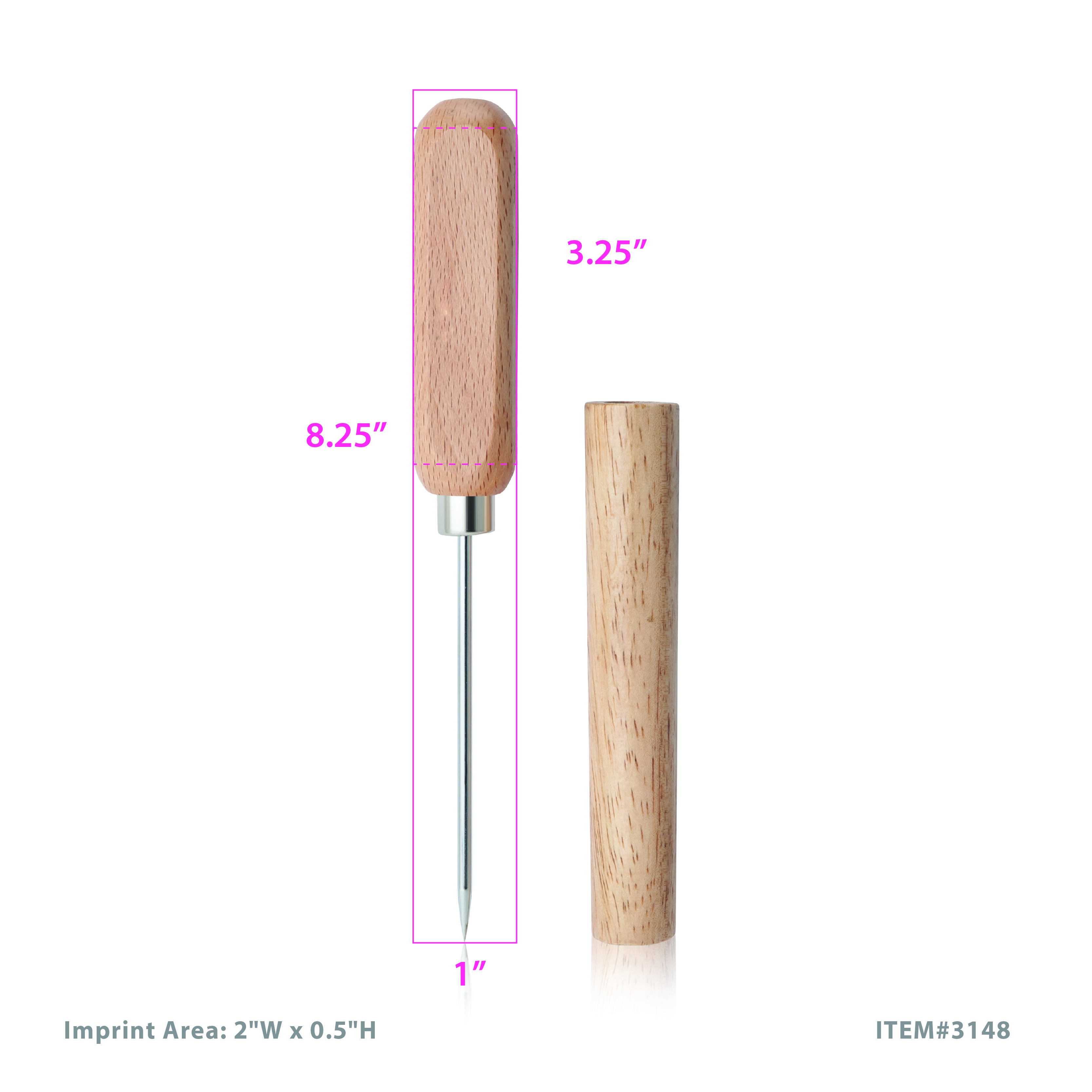True® Spike™: Wood Ice Pick 7