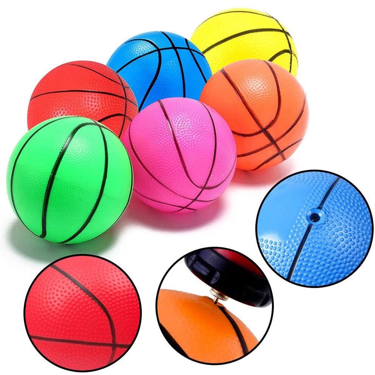 6 Inch Mini Toy Basketball For Kids 7