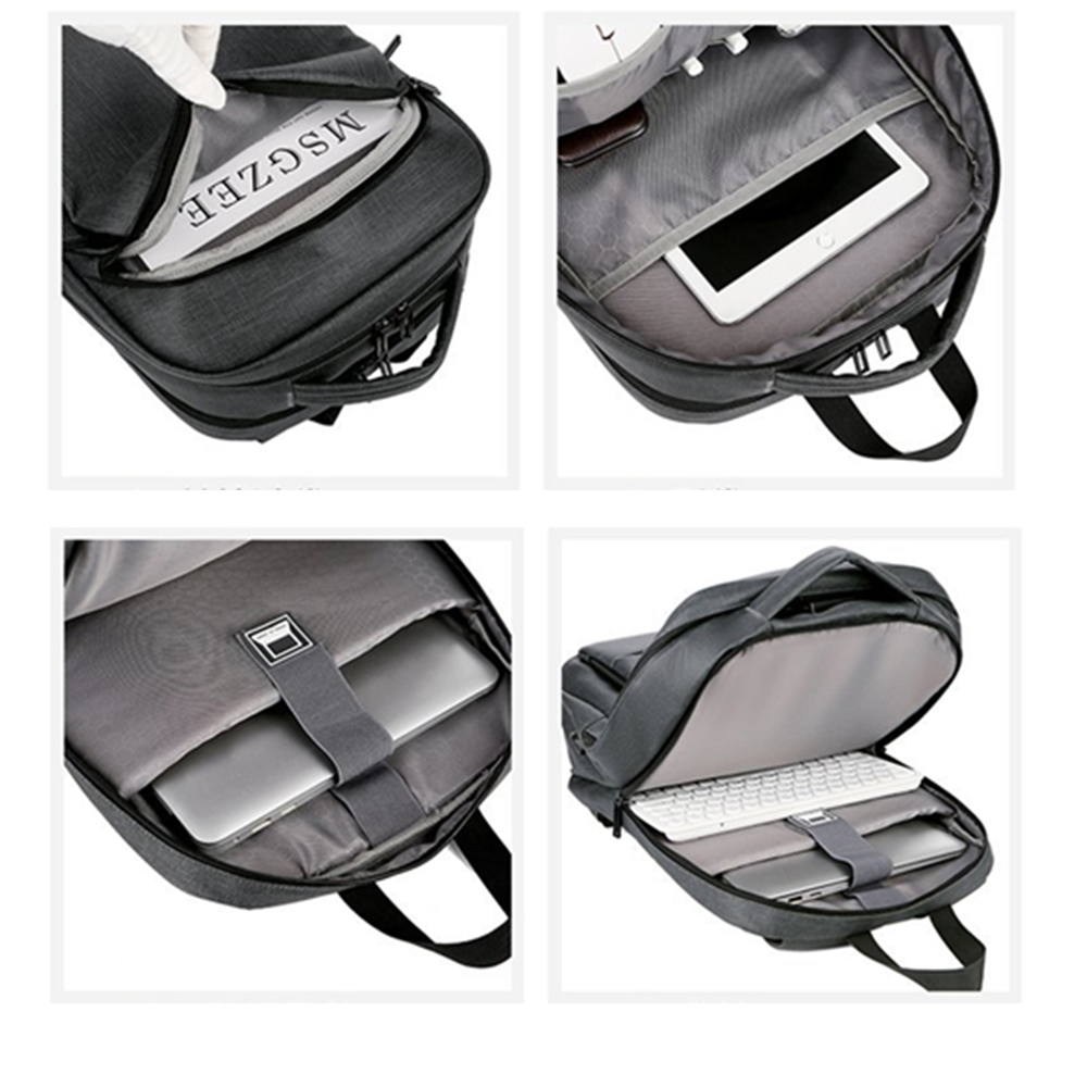 Fashion Unisex Water Proof Luggage Backpack With USB Port 4