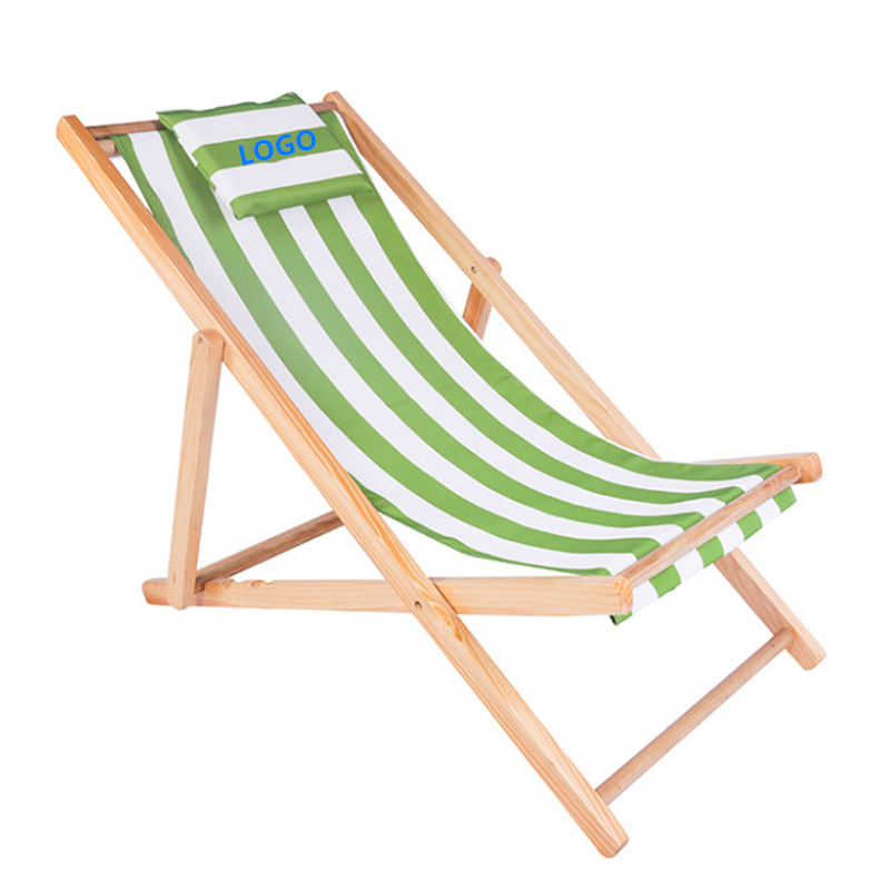 Solid wood beach chair 2
