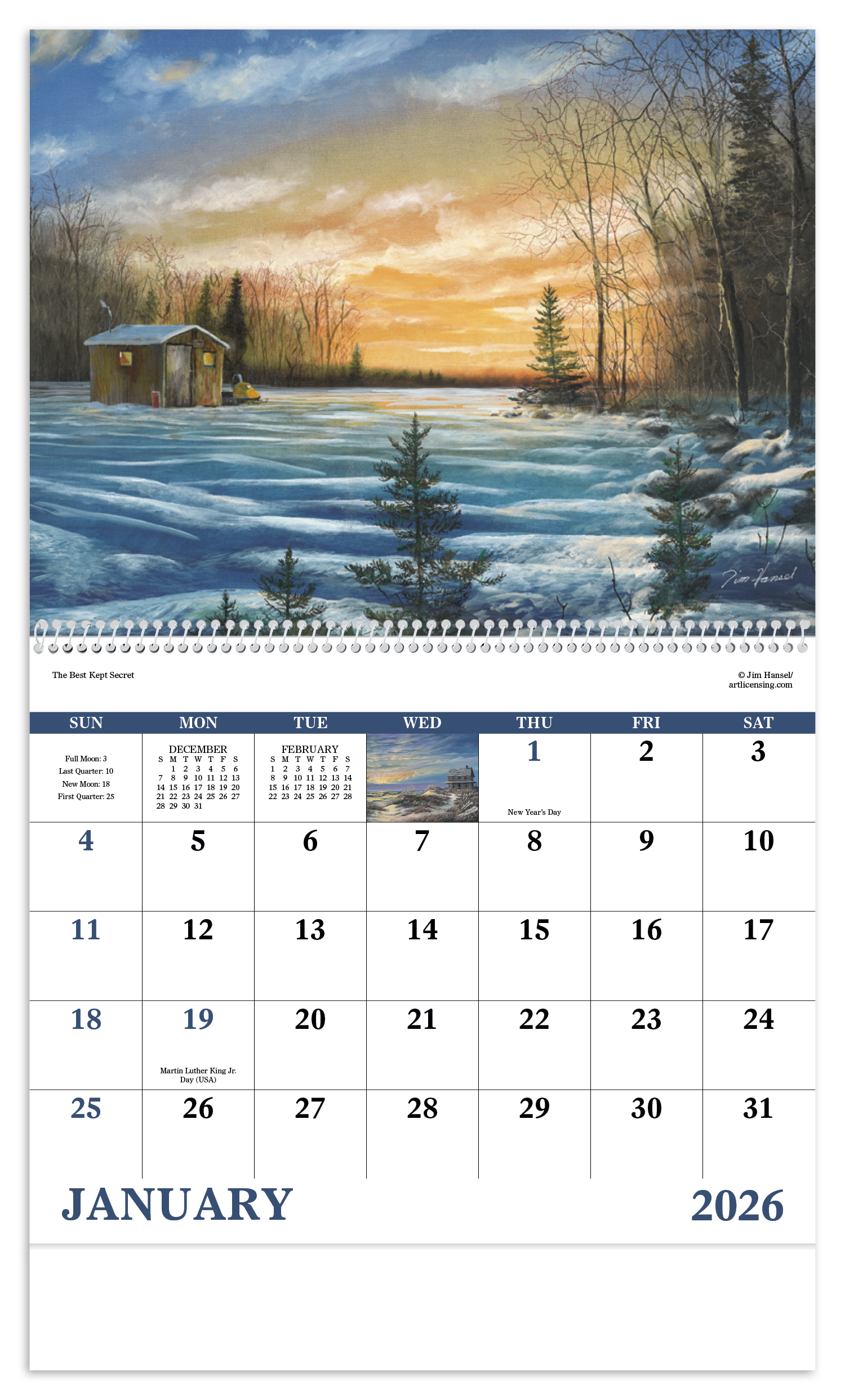 Good Value™ Scenic Memories - Spiral Calendar 15