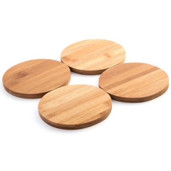 Round Bamboo Coasters 8