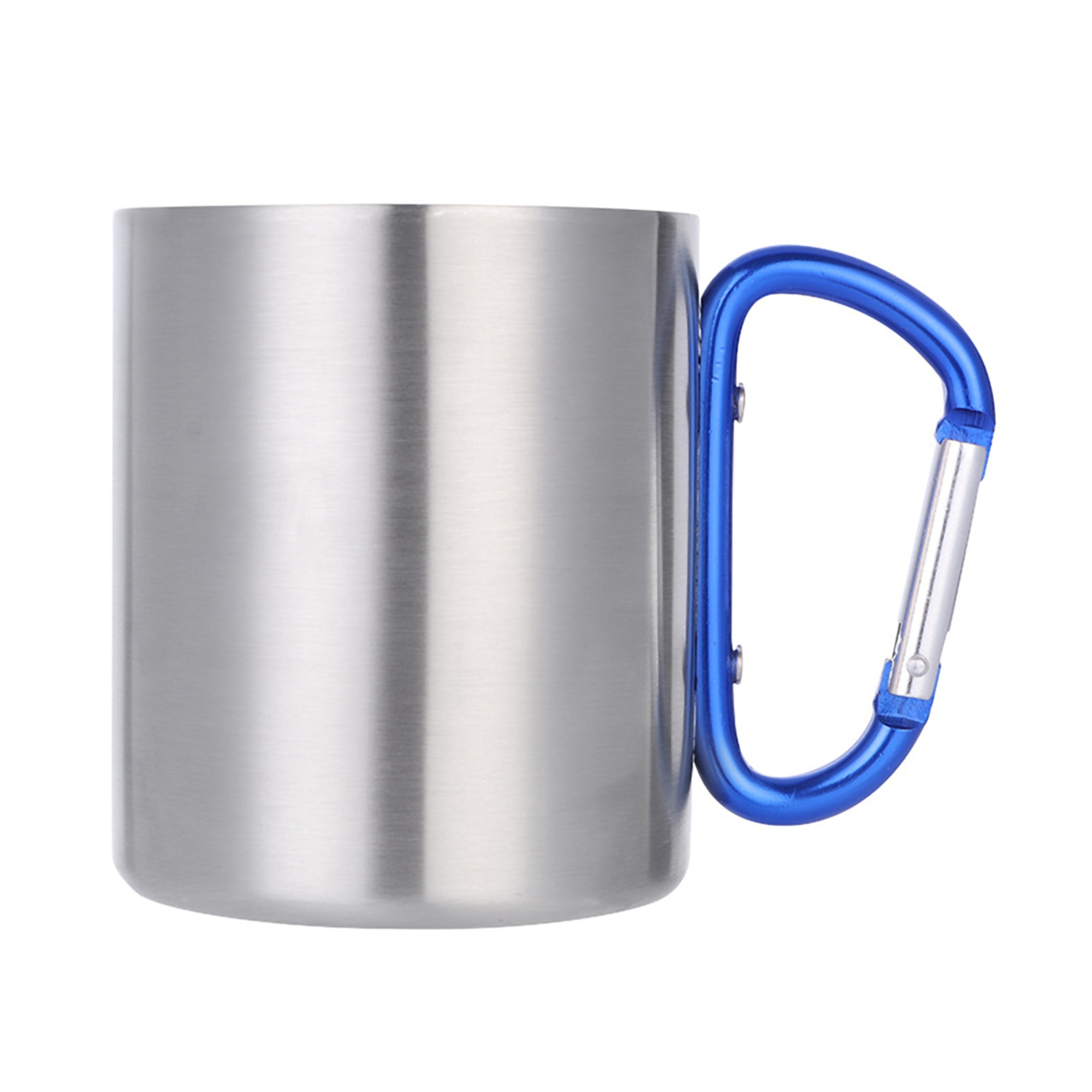 10 Oz. Stainless Steel Double Wall Insulated Mug w/Carabiner 3