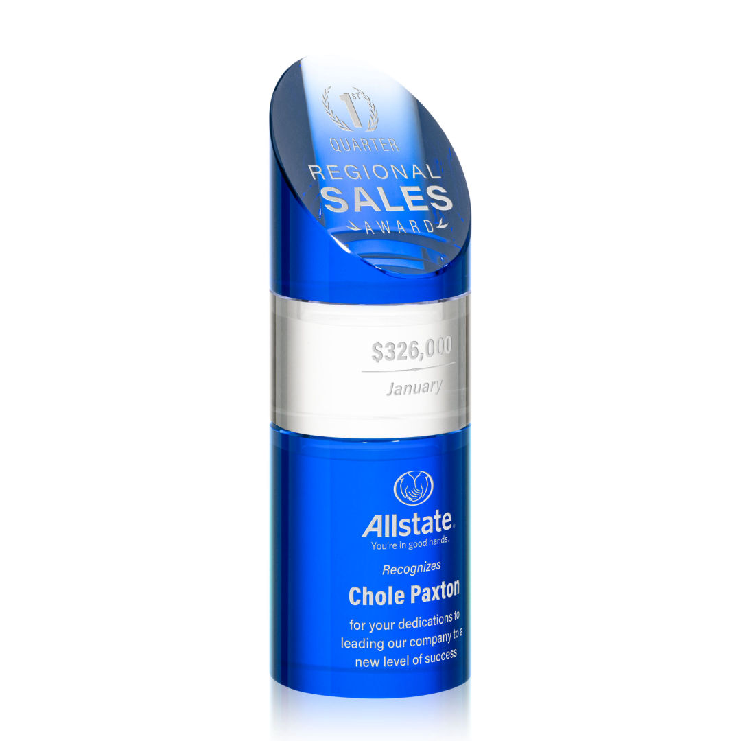 Atlantis Stacker Award - Blue 3