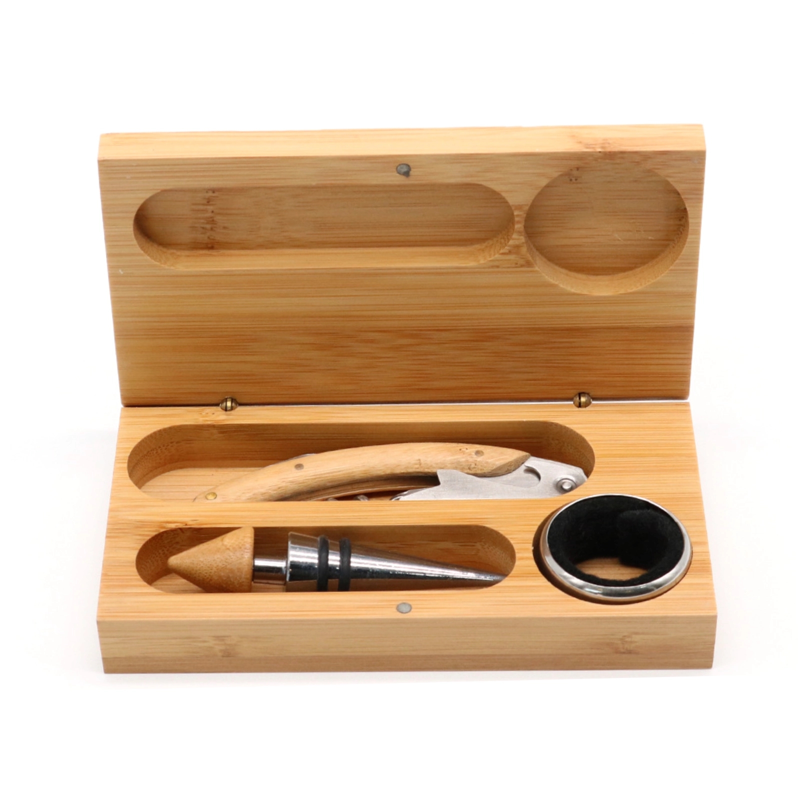 Wine Set 4-Piece Wooden Box 2