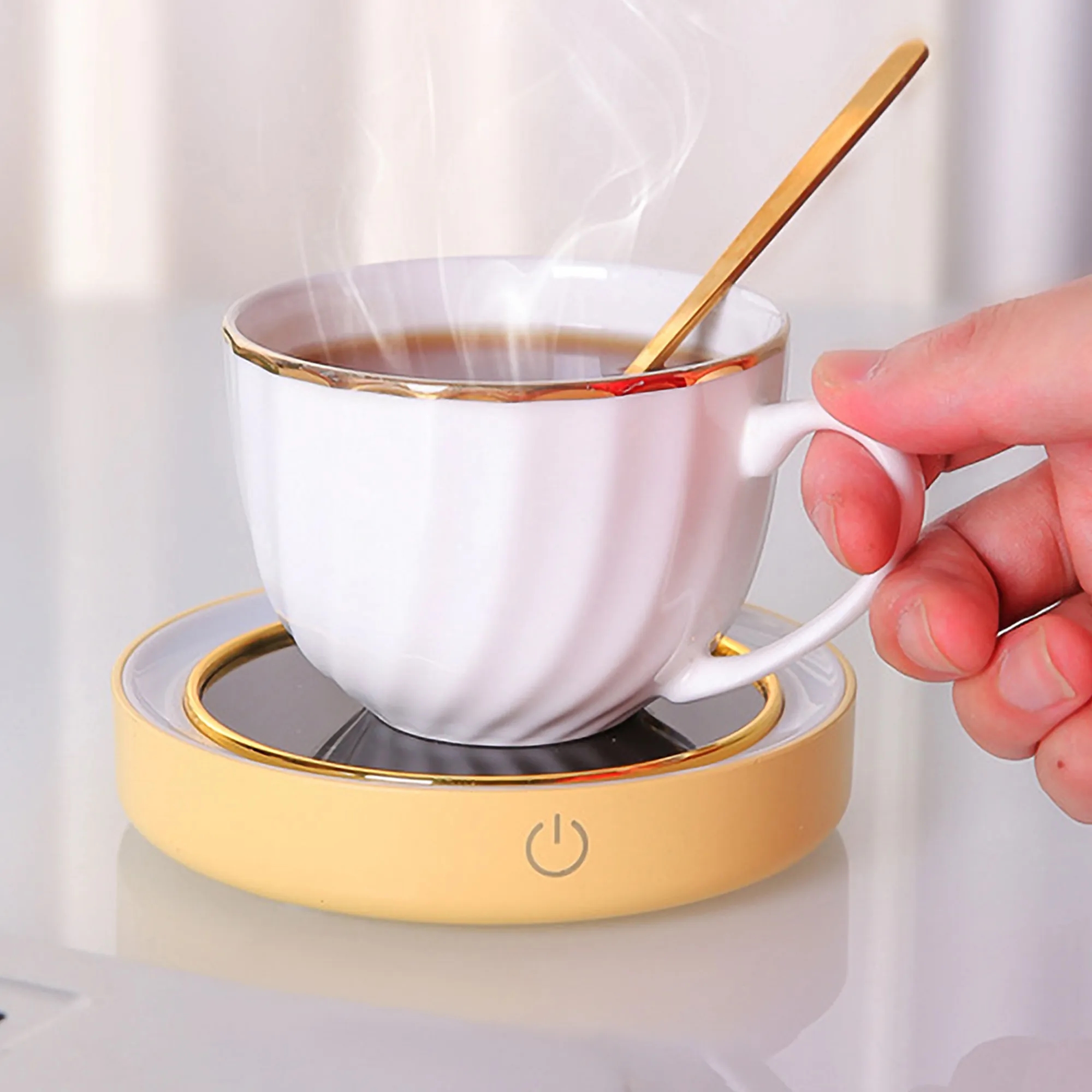 Mug Warmer Coffee Cup Night Light Safe Energy-Efficient 7
