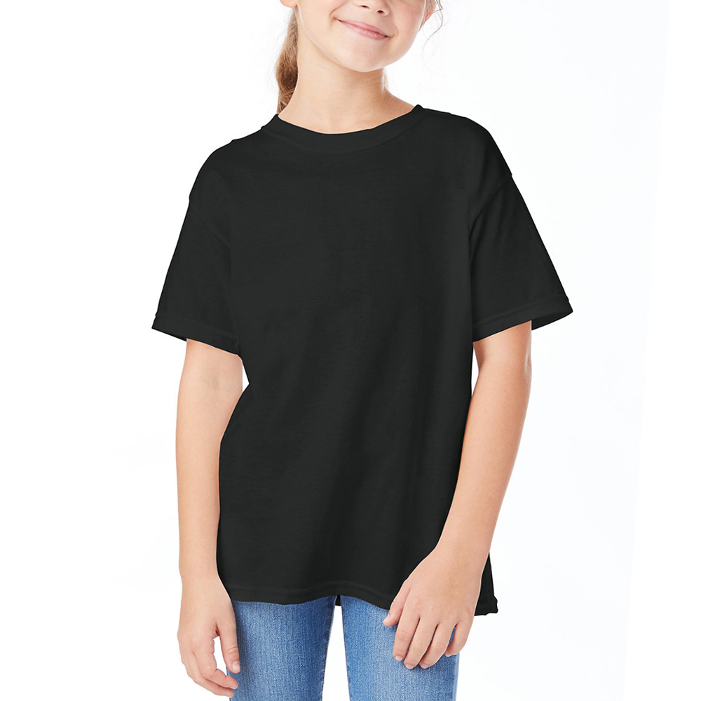 5.2 oz 100% Cotton (preshrunk)