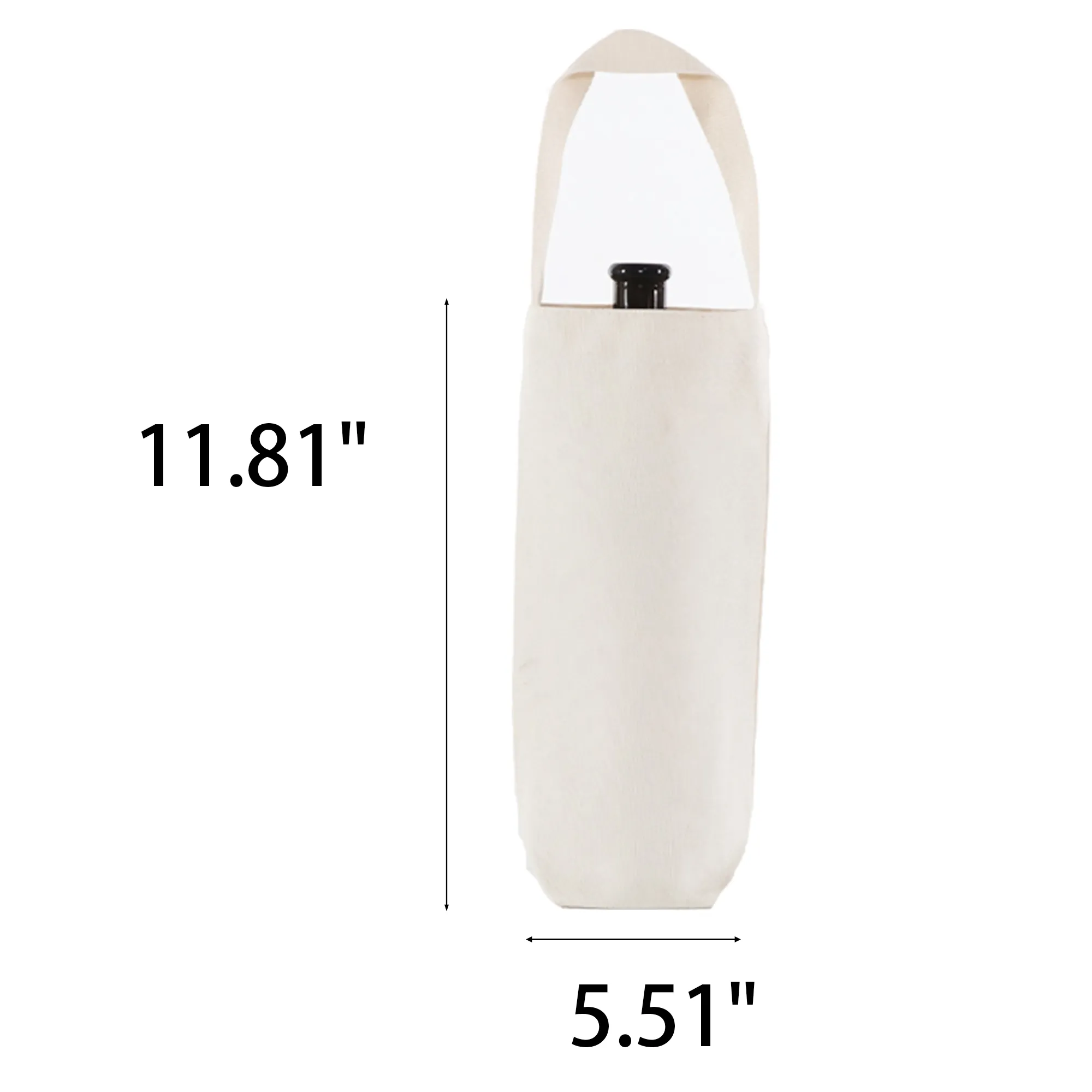 Polyester-Cotton Blend Wine Tote Bag 3
