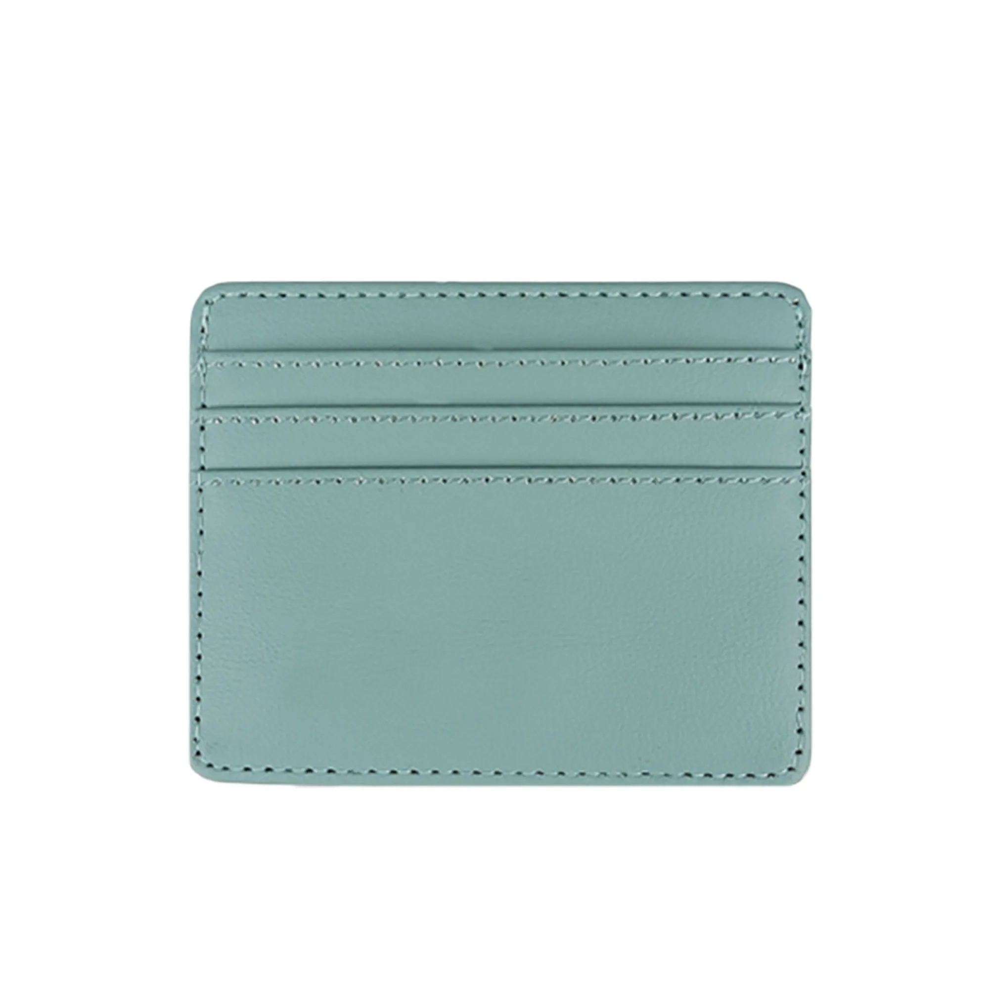 MOQ50 PU Leather Card Holder Multi Slot Wallet 12