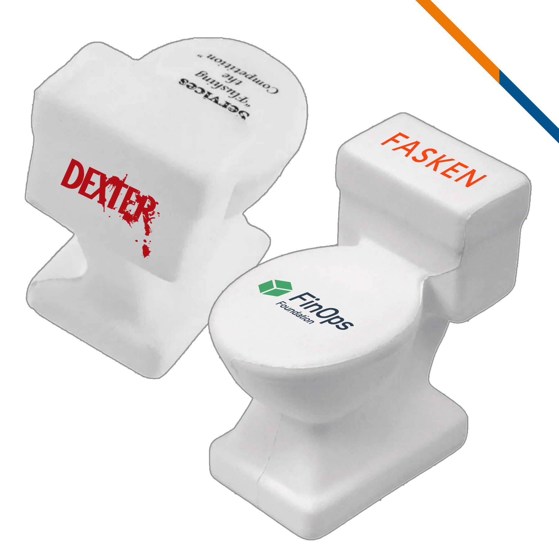 Della Toilet Bowl Stress Ball 3