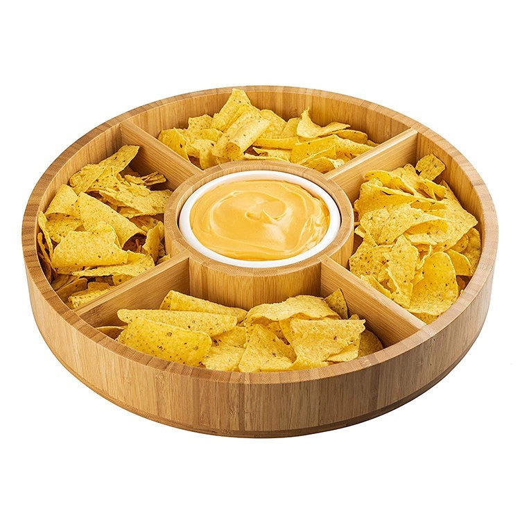 Wooden Chip & Dip Platter 2
