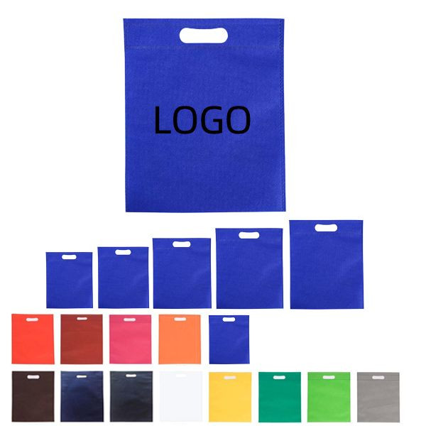 Reusable Non-Woven Bag W/ Die Cut Handles (15 3/4" W x 19 3/4" H) 1