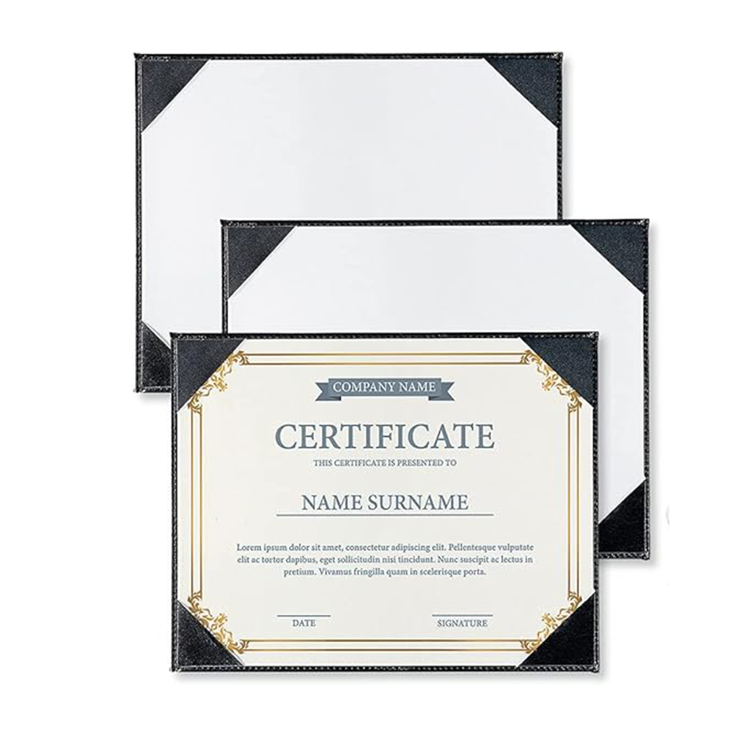 custom Leather Certificate Holders 7