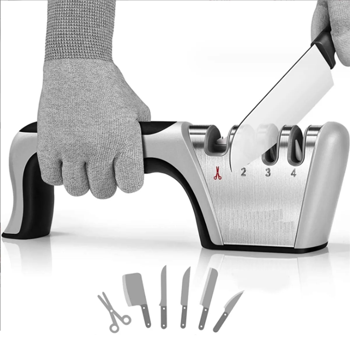 4-in-1 Kitchen Knife Sharpener Accessories for Hunting 3
