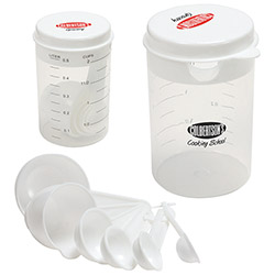 Recipe-Ready Measuring Cup Set & Strainer 6