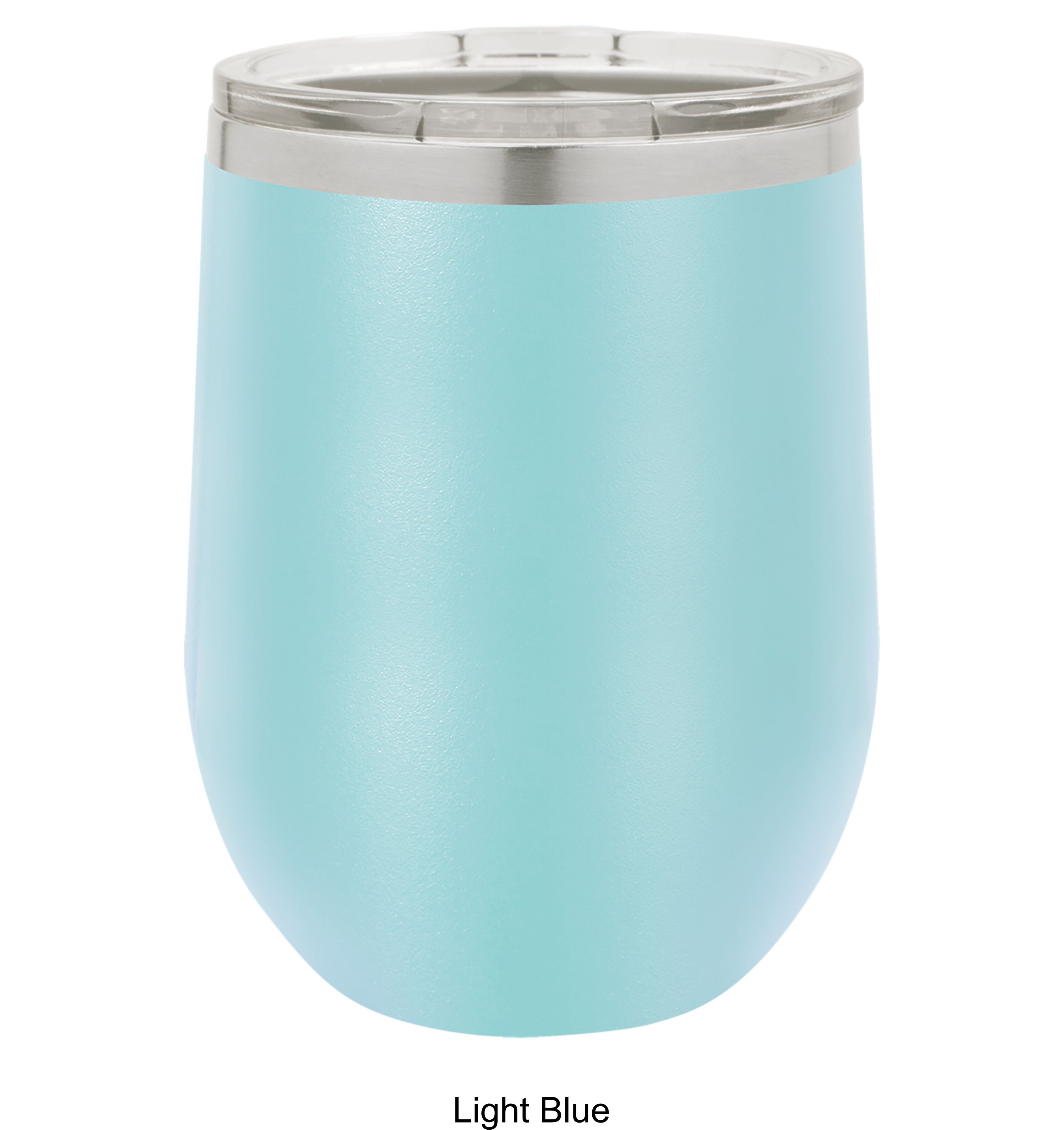 12 Oz. Polar Camel Stemless Wine Glass w/Lid Stainless Steel 3