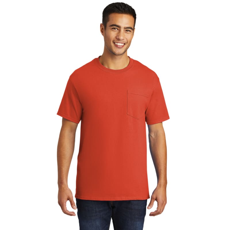 Port & Company - Tall Essential Pocket Tee. 49