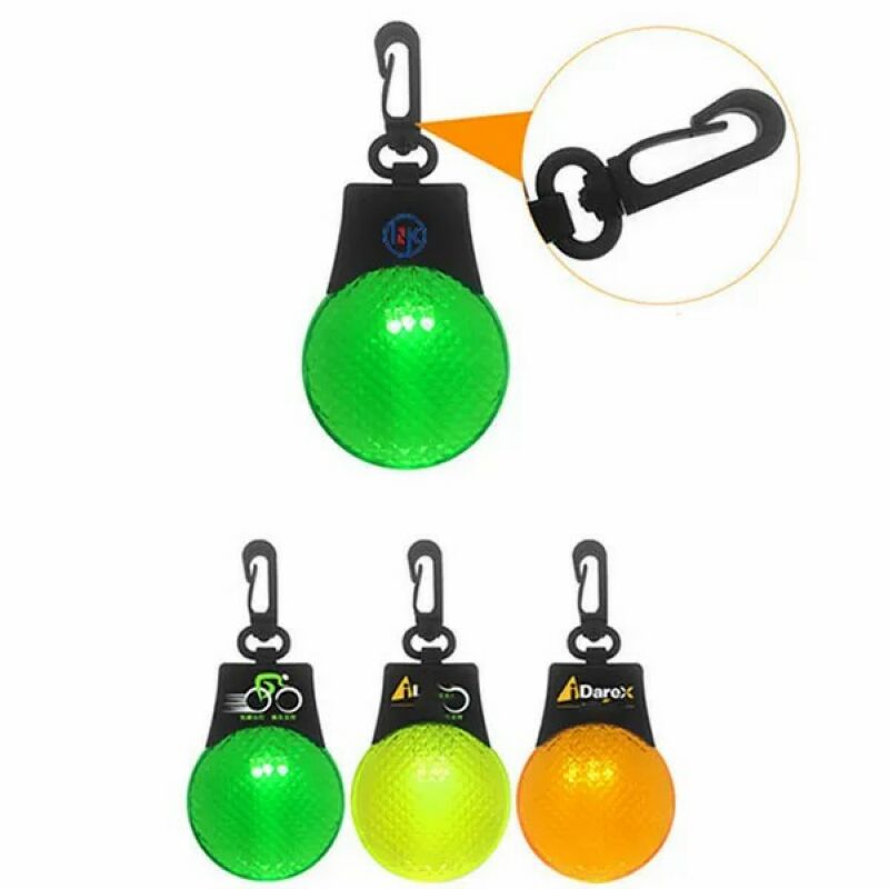 LED Warning Safety Light Keychain